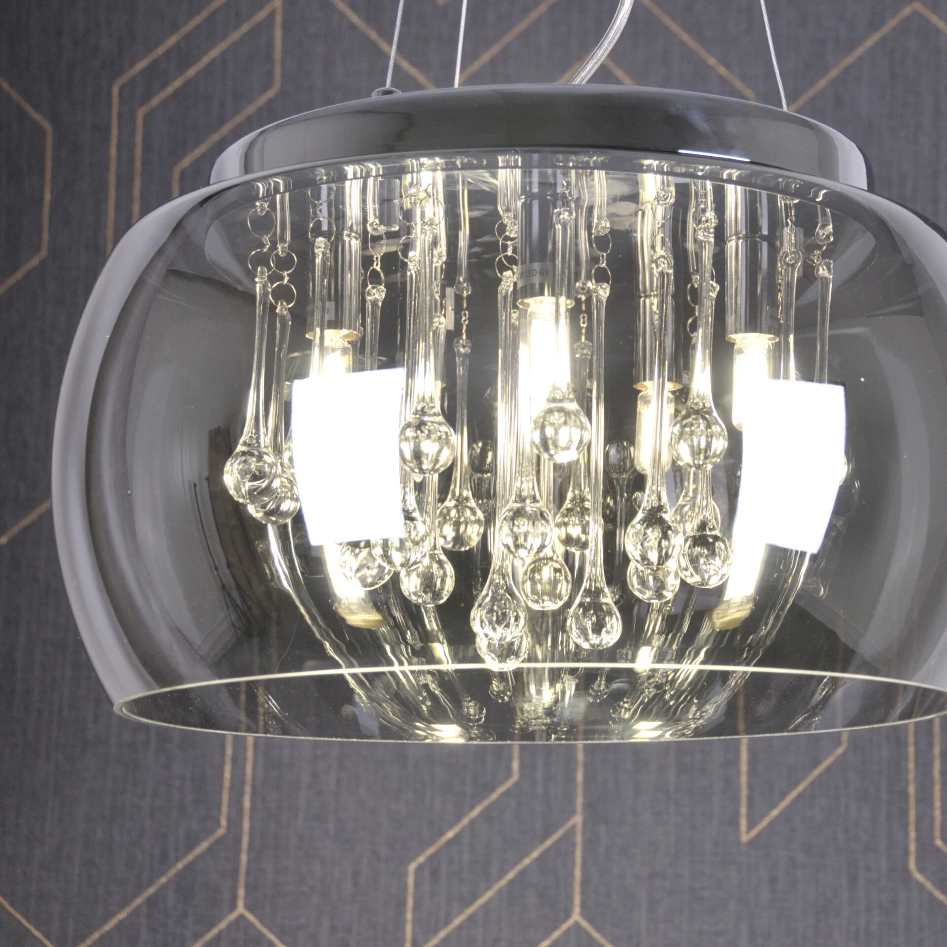 Lampa Wisząca ROMEO 310613 – Chrom, 6xG9 | Sanico GoldLux - obrazek 4