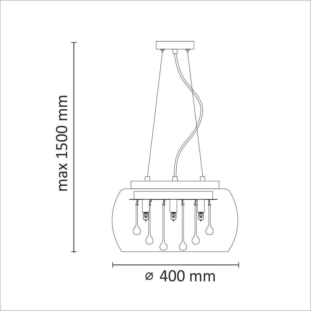 Lampa Wisząca ROMEO 310613 – Chrom, 6xG9 | Sanico GoldLux - obrazek 9