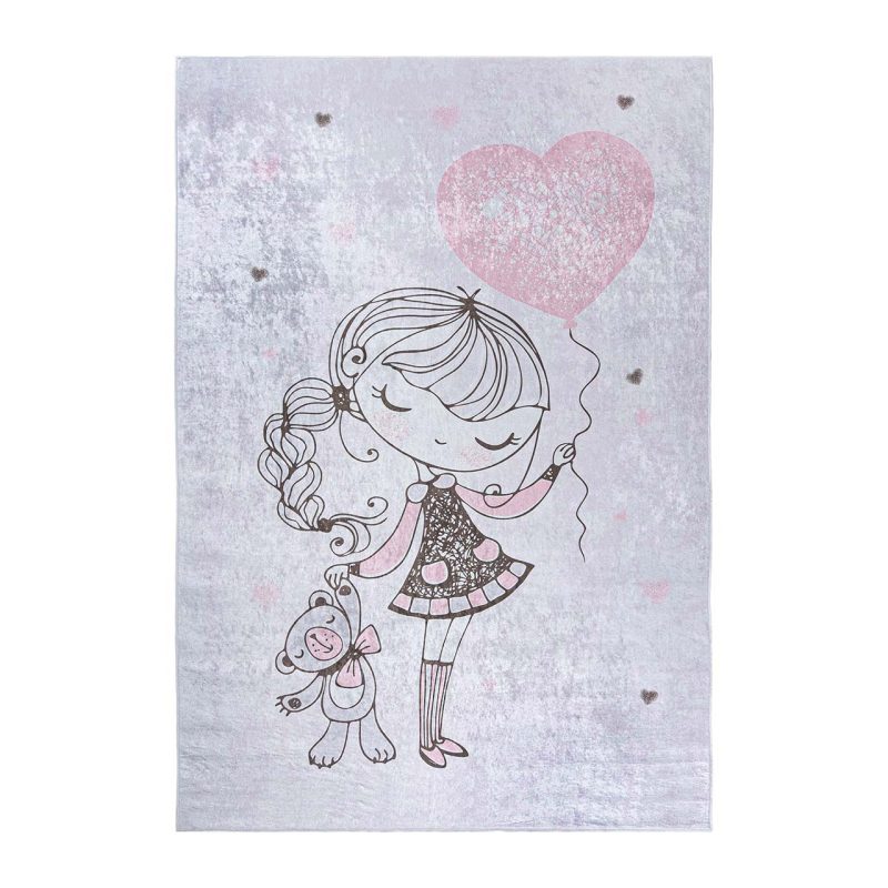 Dywan DZIEWCZYNKA Z BALONIKIEM 2239 322777 – 80x150 | Sanico GoldLux