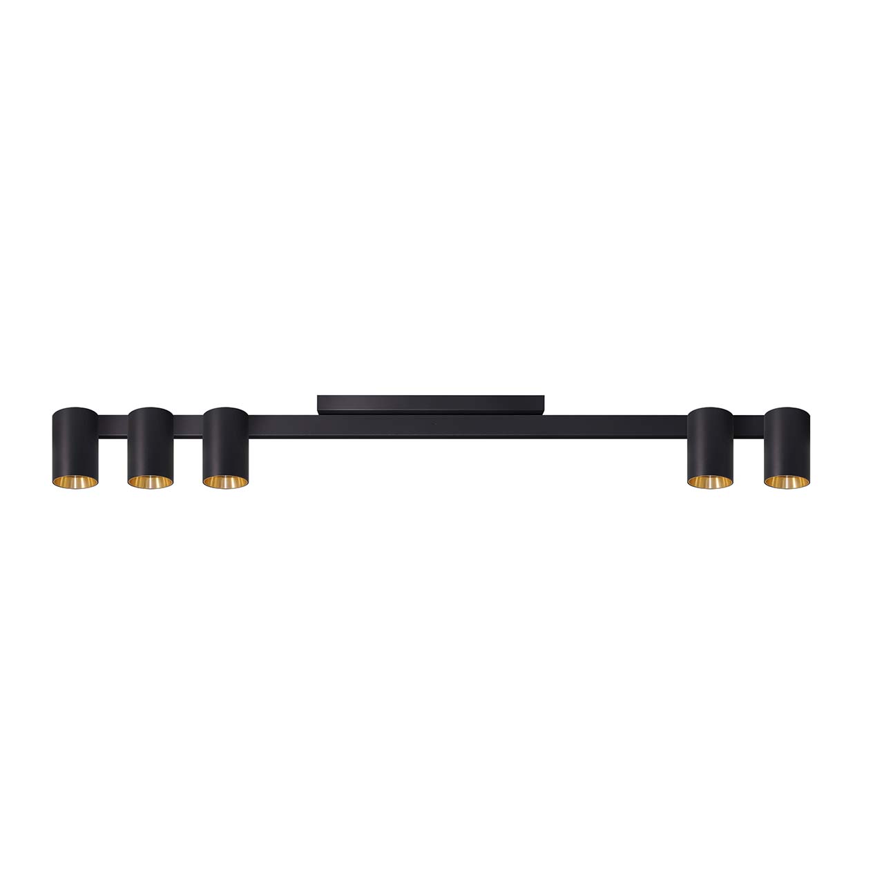 Lampa Sufitowa MARIBEL 5xGU10 326188 – czarna/złota | Sanico GoldLux