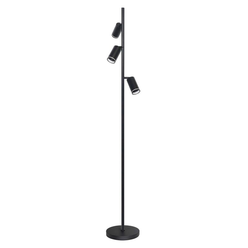 Lampa Podłogowa PARIS 3xGU10 326560 – czarna | Sanico GoldLux