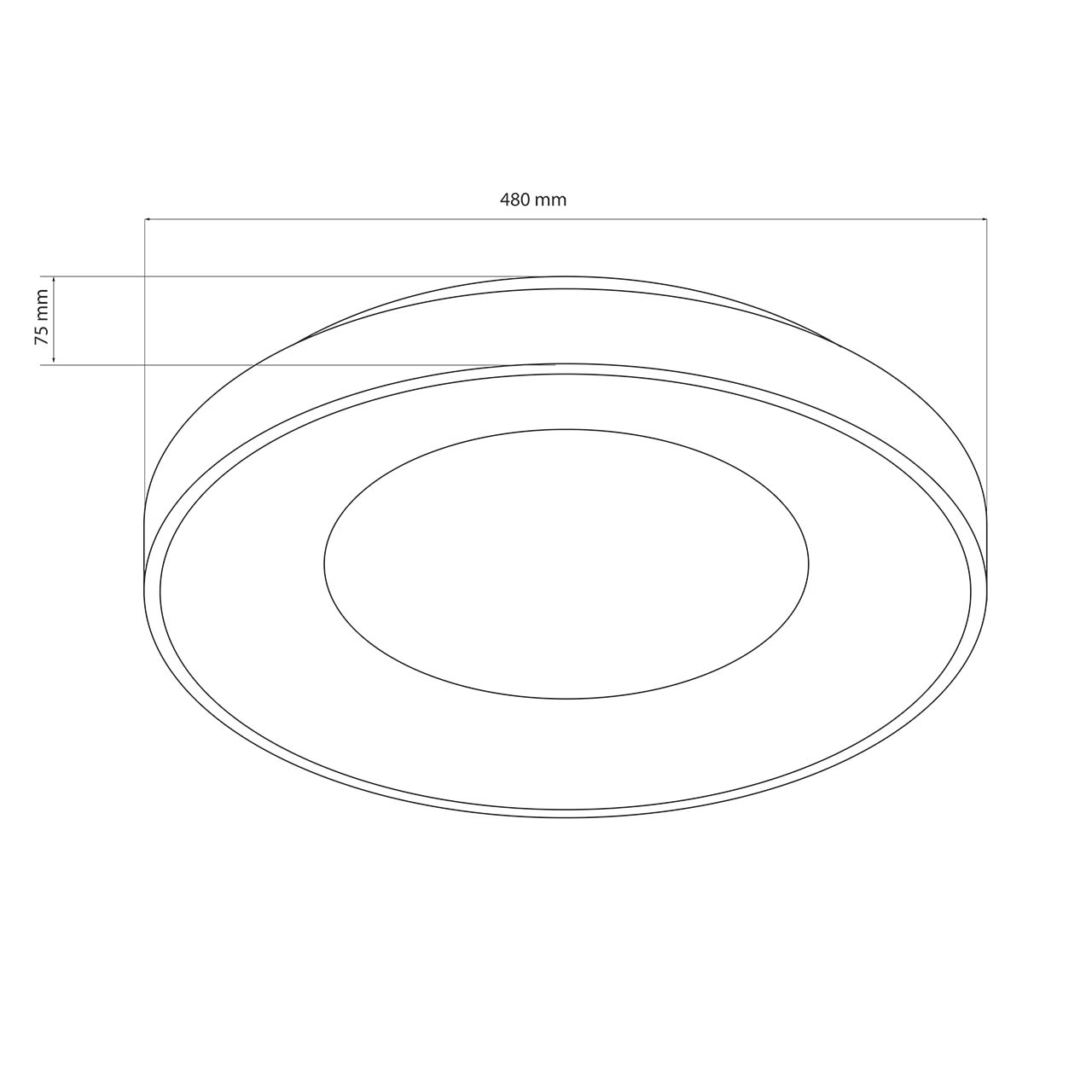 Plafon LED WITOLD 50 326720 – z pilotem | Sanico GoldLux - obrazek 5