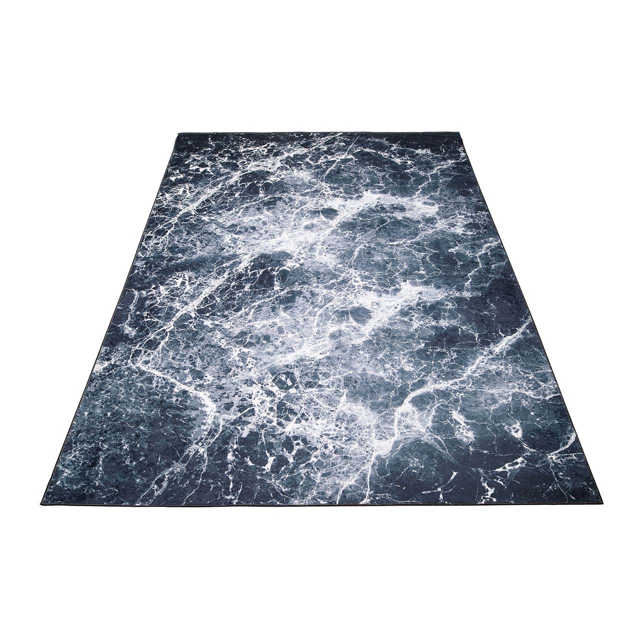 Dywan MARBLE 21021 322401 – Czarno-Biały, 120x170 | Sanico GoldLux