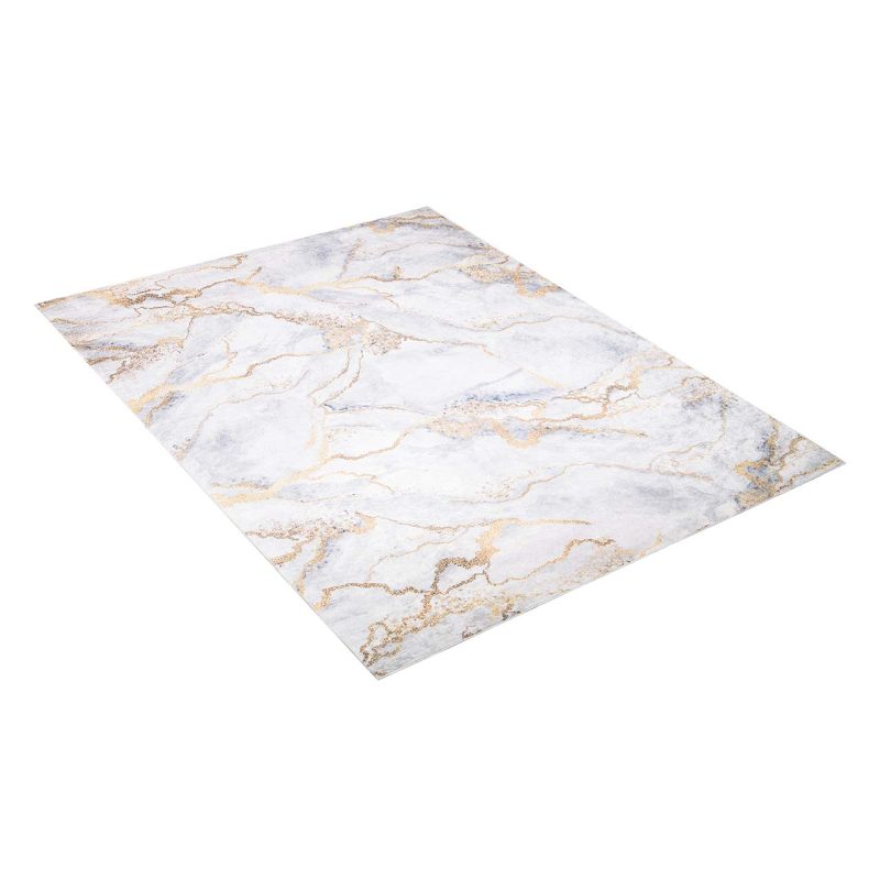 Dywan MARBLE 2116 322470 – Biało-Złoty, 160x230 | Sanico GoldLux