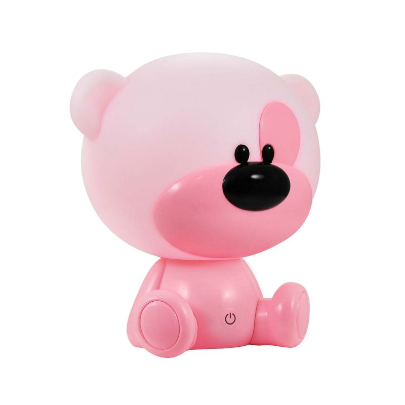 Lampka Dekoracyjna MIŚ BIBI LED 327185 – Różowa, Akumulator + Przewód USB-C | Sanico GoldLux