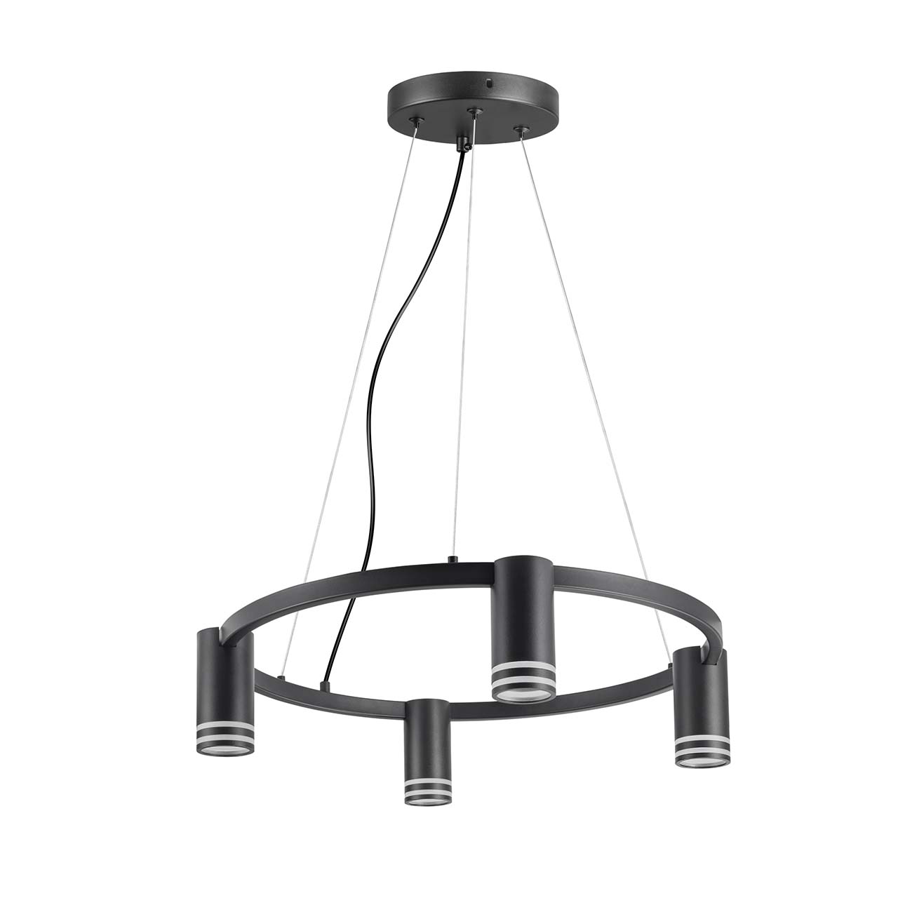 Lampa Wisząca ROMA 4xGU10 327567 – Czarna | Sanico GoldLux