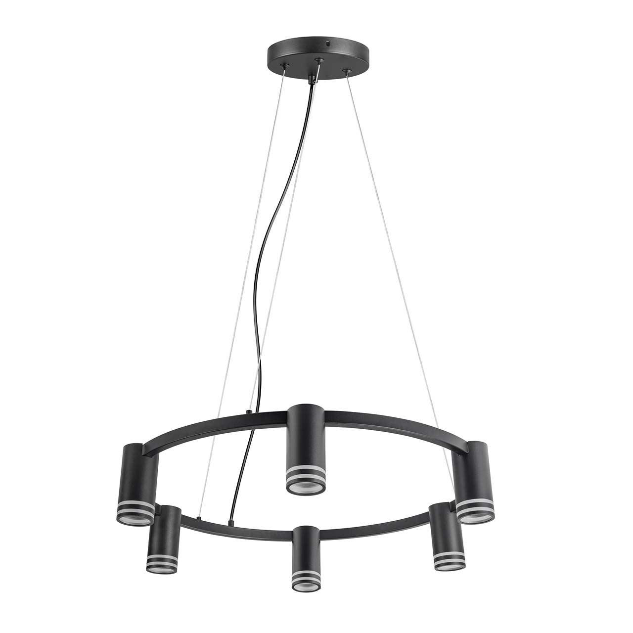 Lampa Wisząca ROMA 6xGU10 327574 – Czarna | Sanico GoldLux