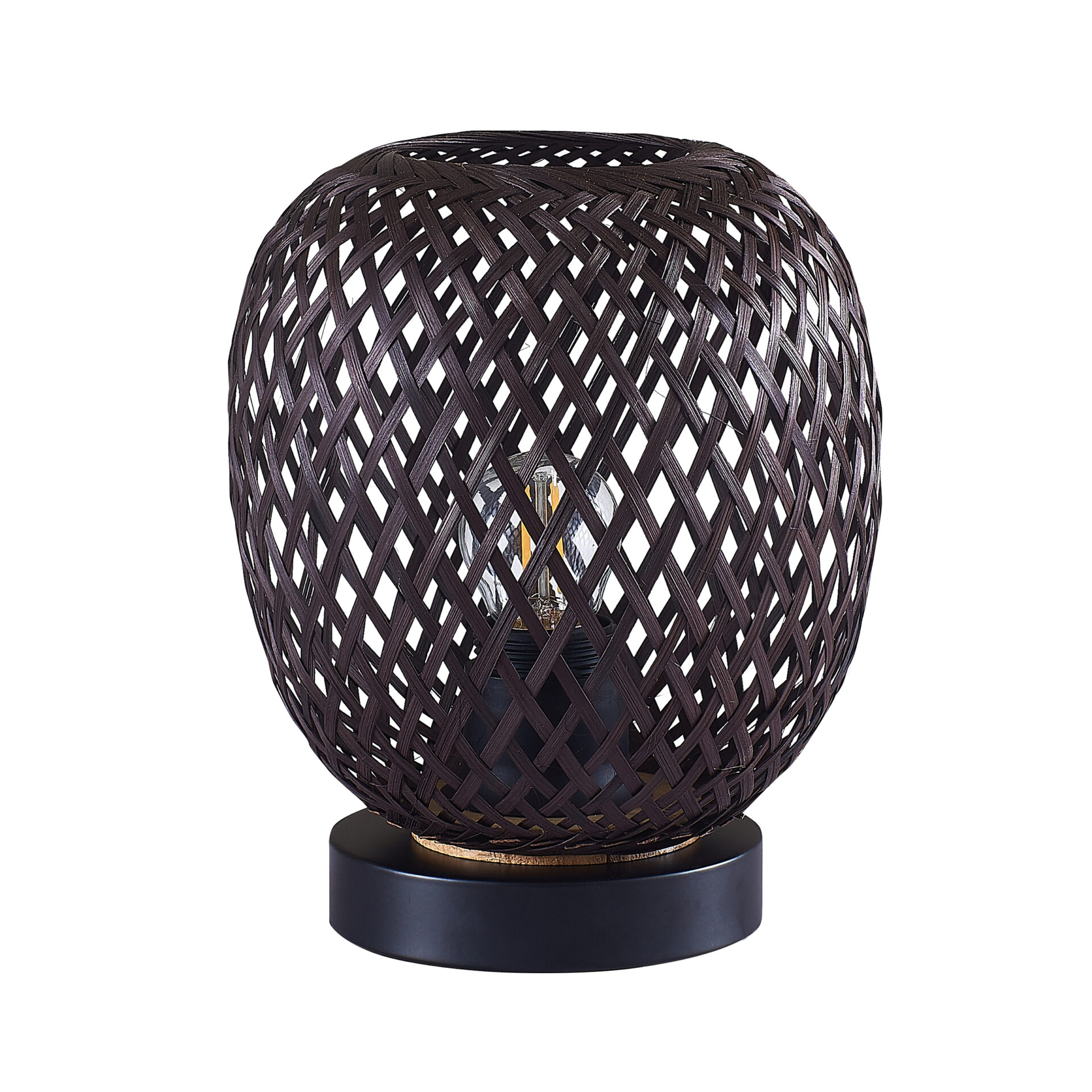 Lampa Stołowa ZANZIBAR 1xE27 329226 – Czarna | Sanico GoldLux