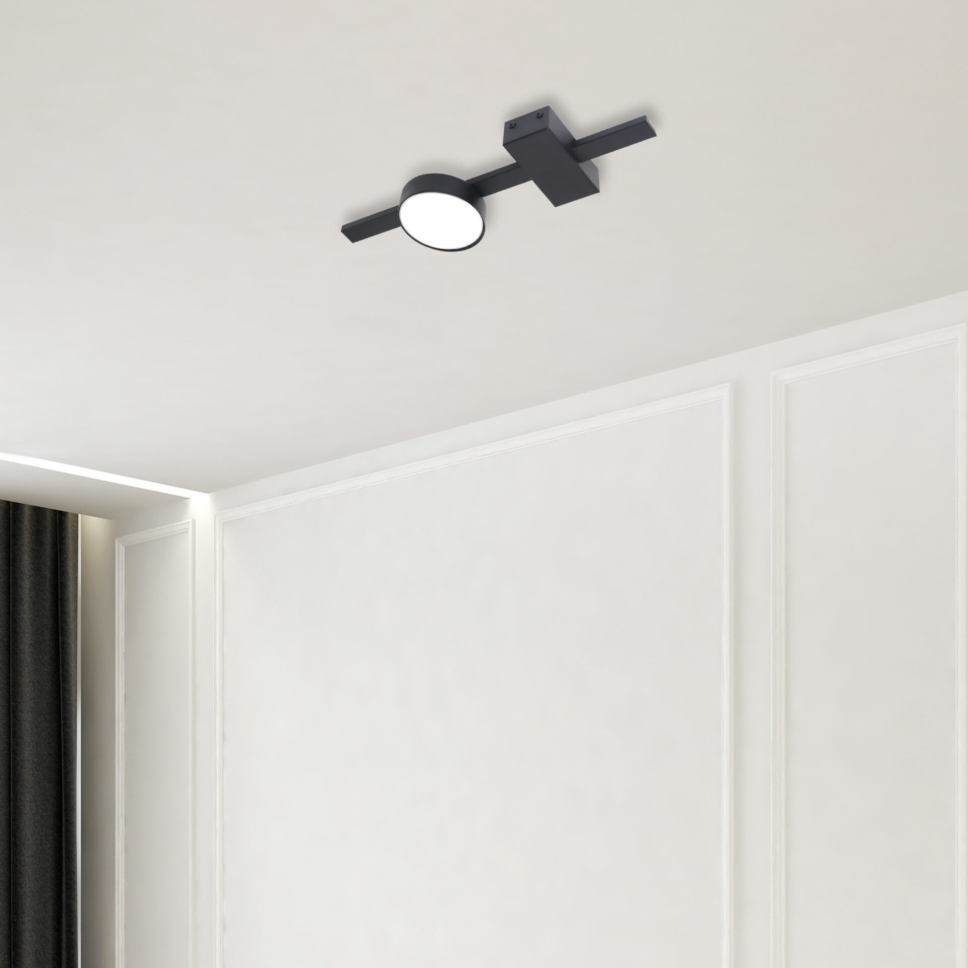 Lampa Ścienno-Sufitowa JOY 1xGX53 326249 – Z Żarówką LED, Czarna | Sanico GoldLux - obrazek 4