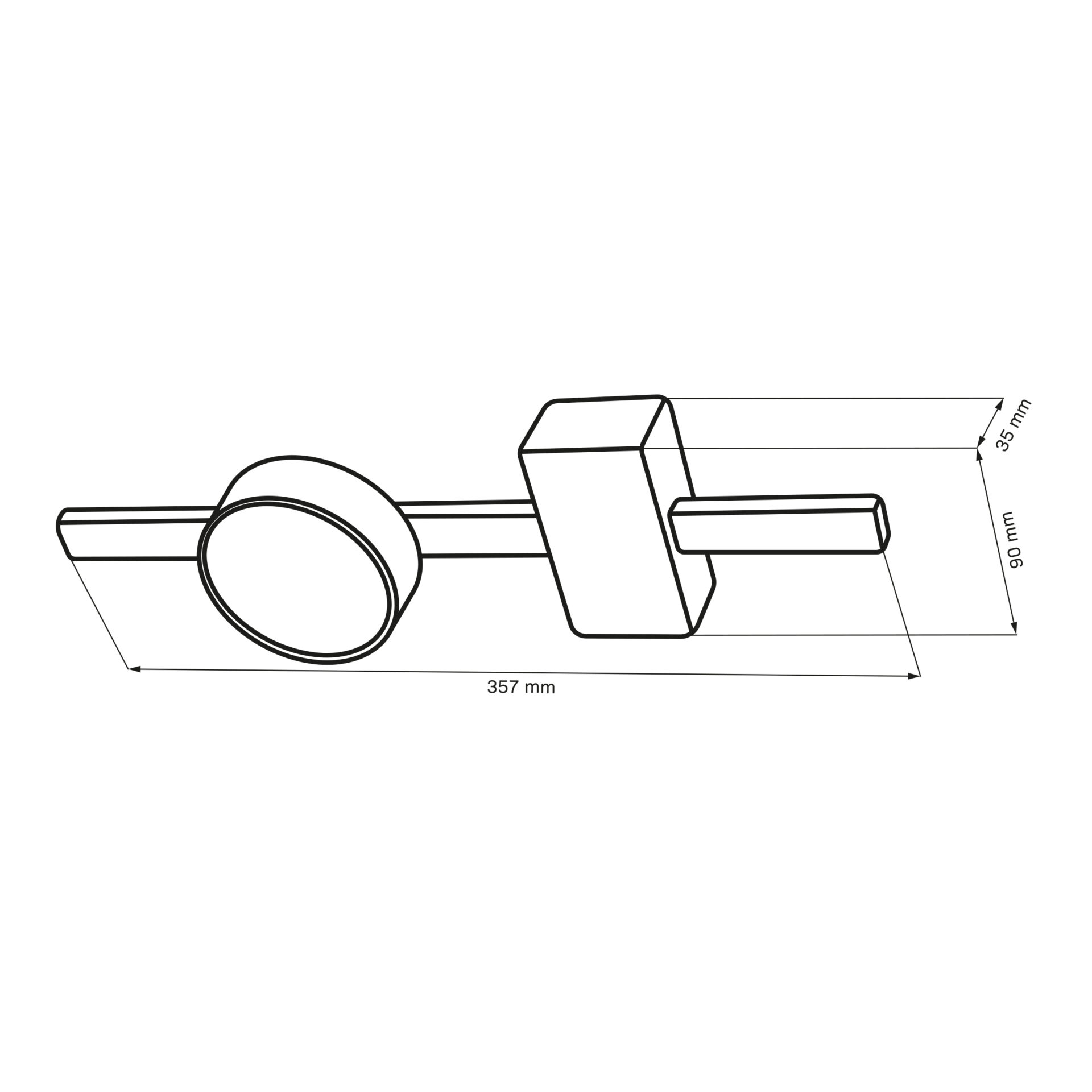 Lampa Ścienno-Sufitowa JOY 1xGX53 326249 – Z Żarówką LED, Czarna | Sanico GoldLux - obrazek 5