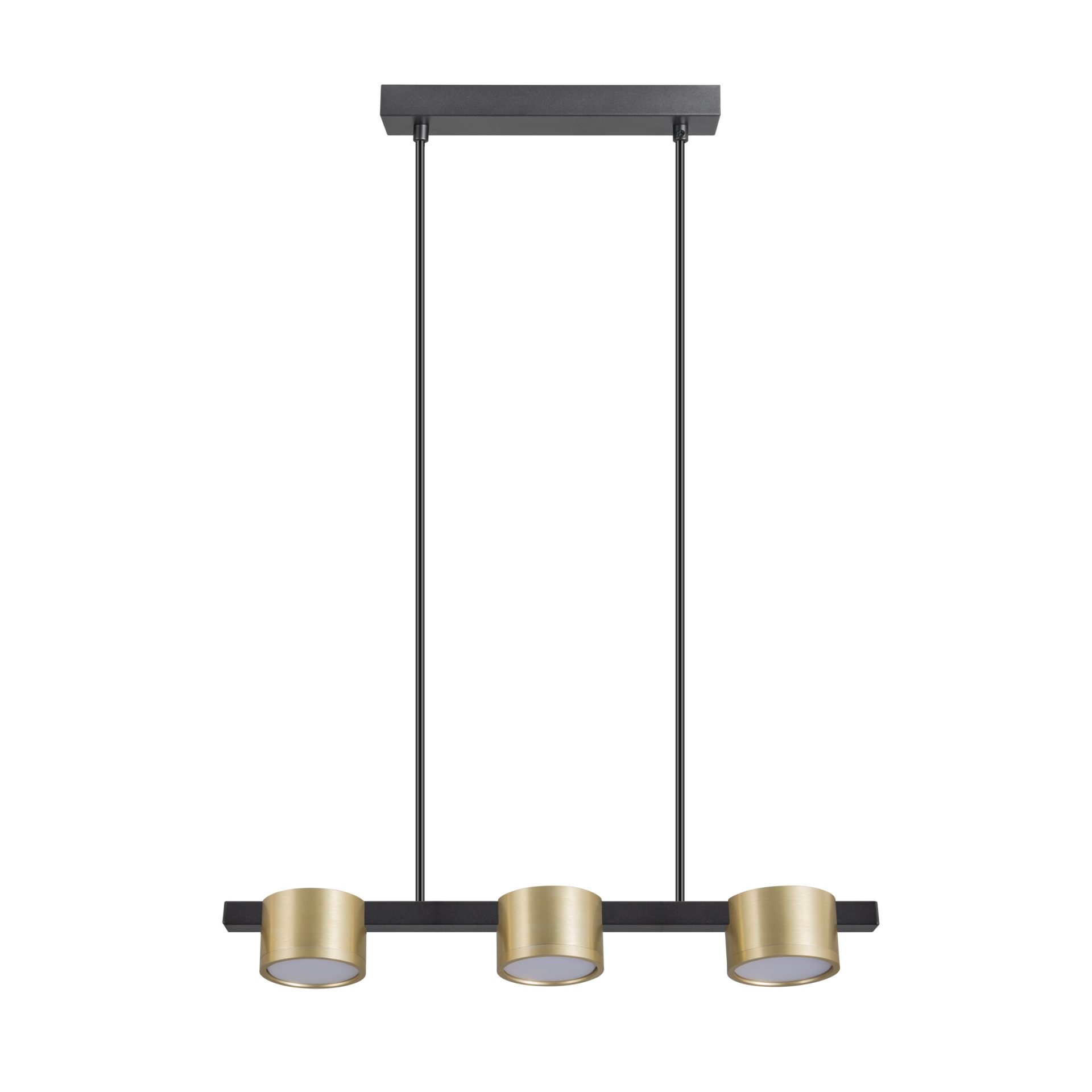 Lampa Wisząca Sufitowa MIRELLA 3xGX53 327321 – Z Żarówką LED, Złota/Czarna | Sanico GoldLux