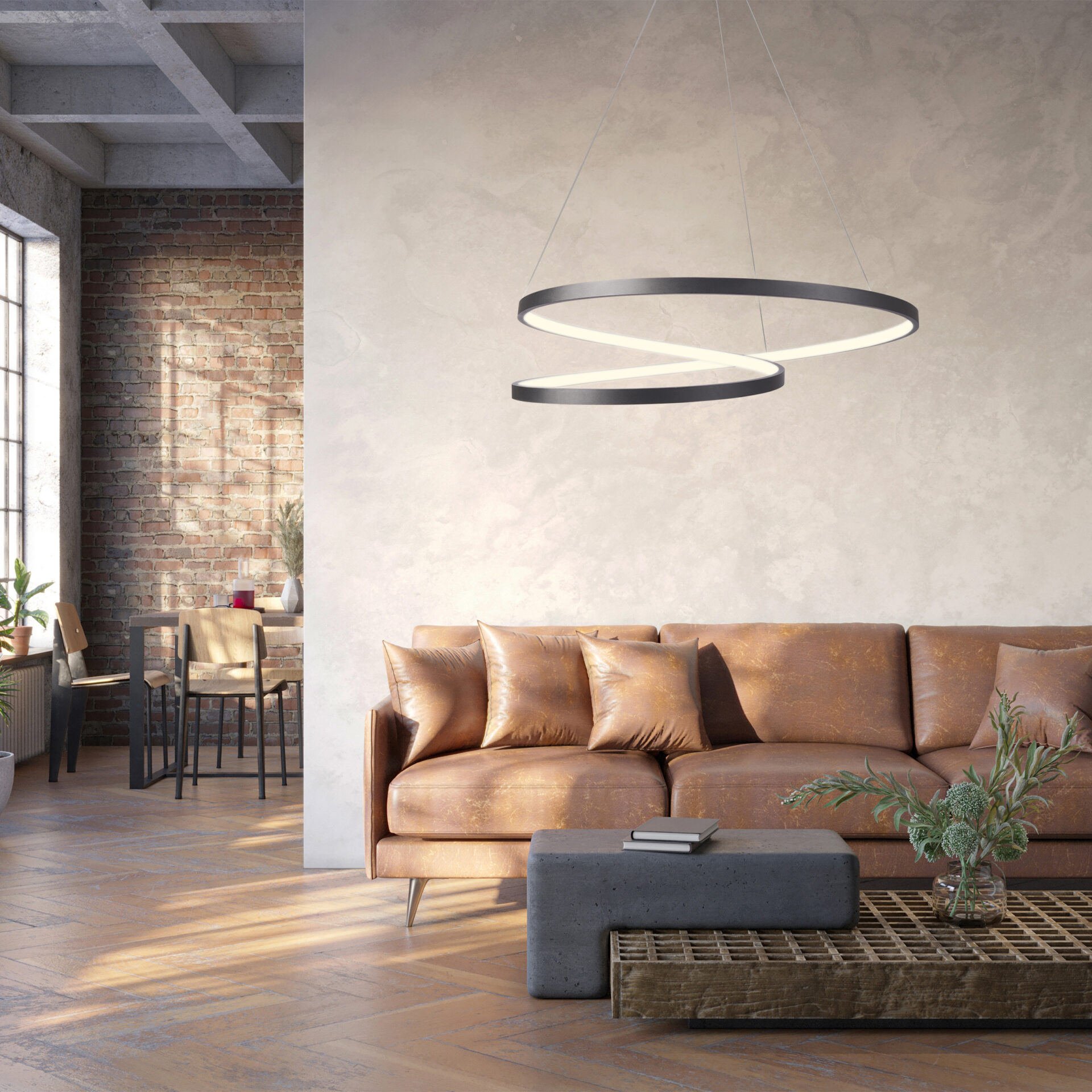 Lampa Wisząca ZEFIRA LED 60 328175 – Antracyt, 4000K | Sanico GoldLux - obrazek 2