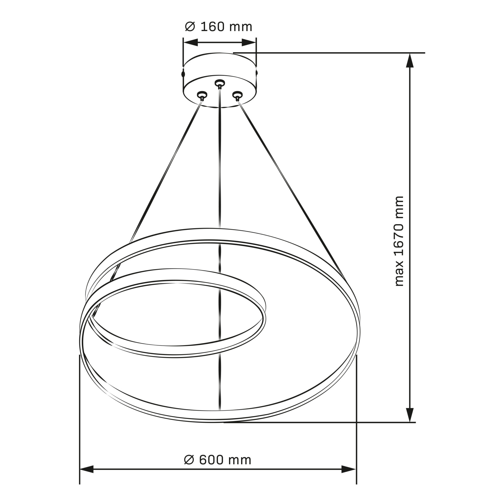 Lampa Wisząca ZEFIRA LED 60 328175 – Antracyt, 4000K | Sanico GoldLux - obrazek 4