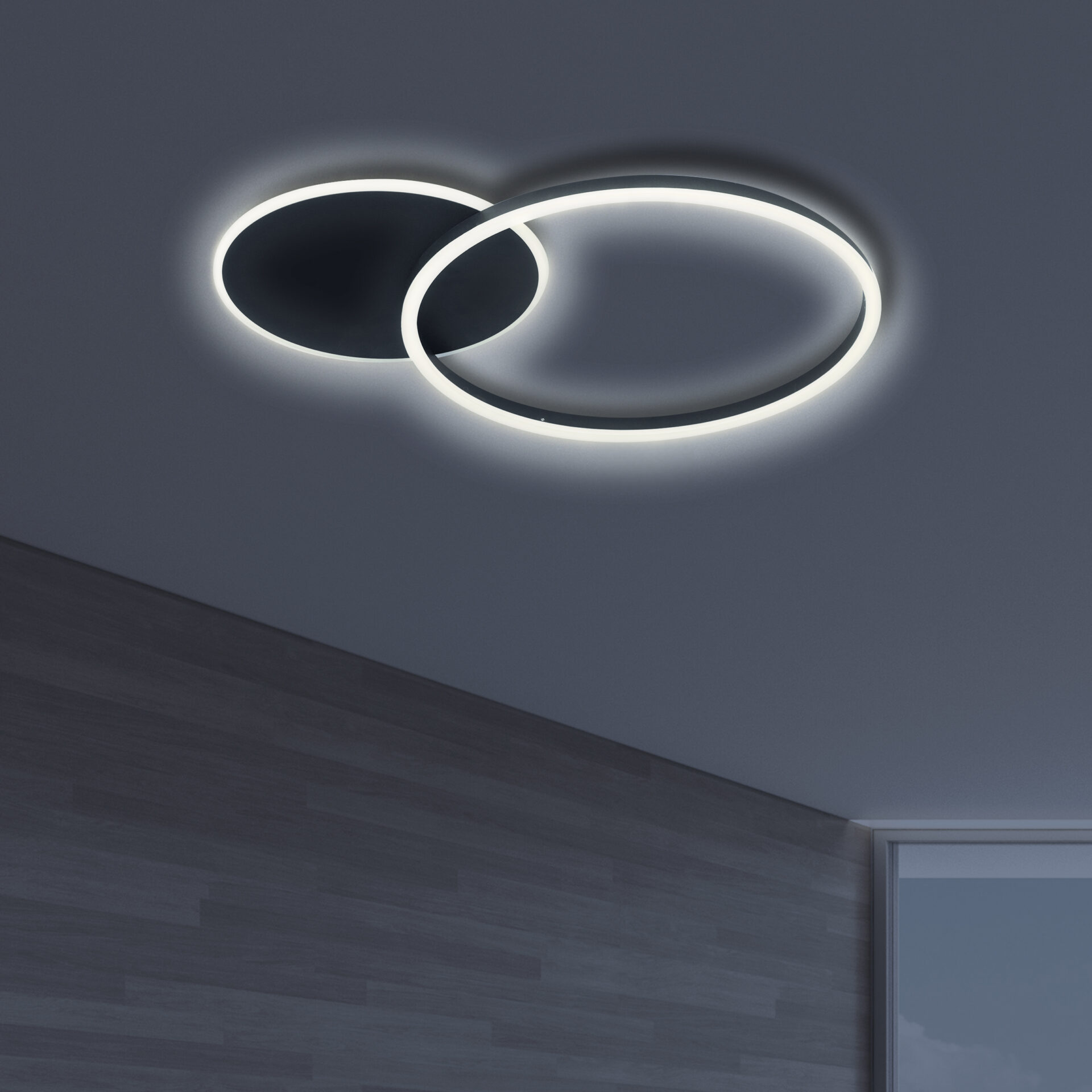 Lampa Sufitowa ROMAN 2 LED 328229 – Czarna, 4000K | Sanico GoldLux - obrazek 2