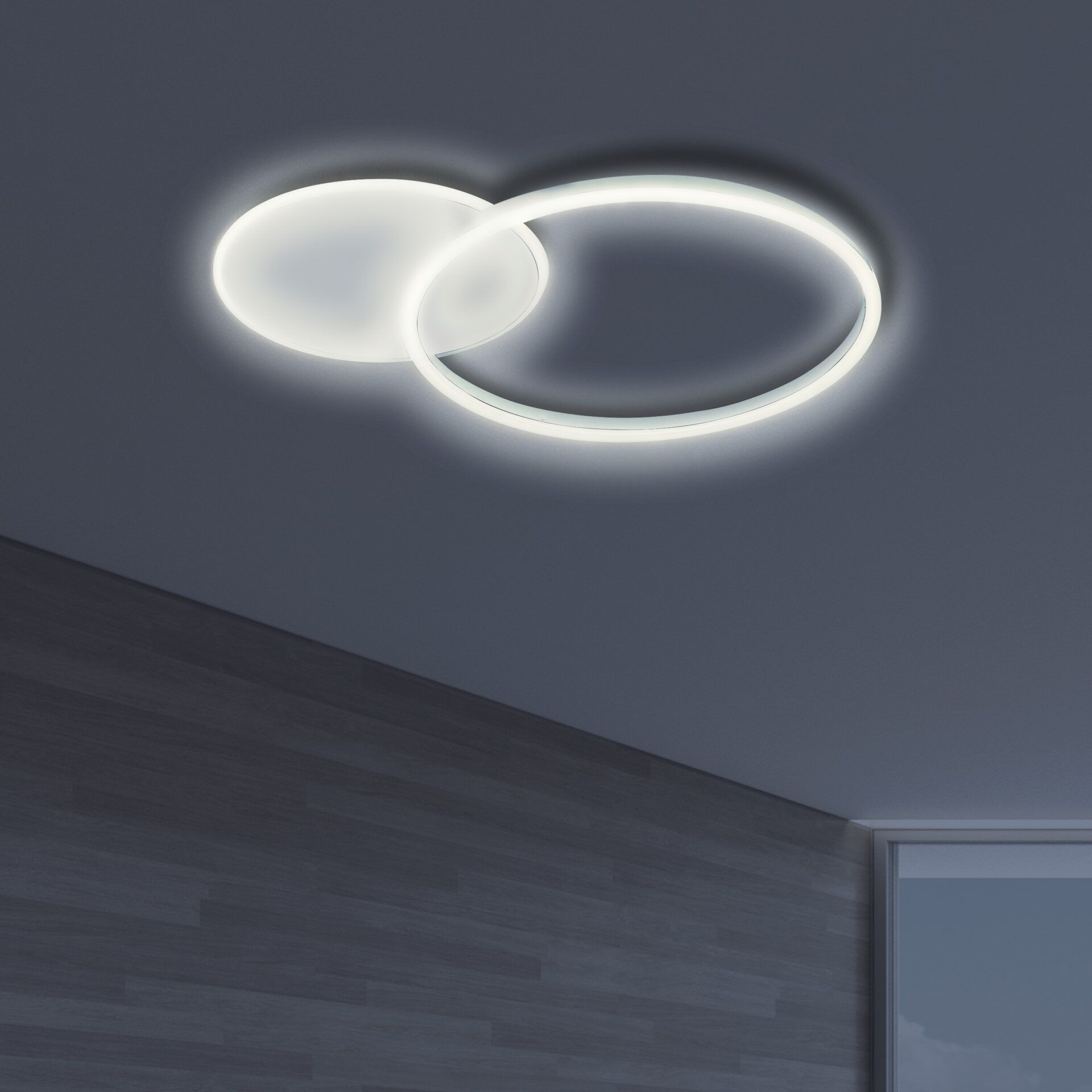 Lampa sufitowa ROMAN 2 LED 4000K 328458 – Biała | Sanico GoldLux - obrazek 2