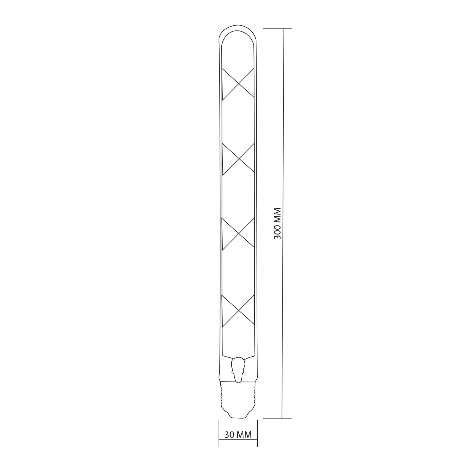 Żarówka LED E27 FILAMENT T30 4,5W 329073 – DecoVintage, Amber, 2700K | Sanico GoldLux - obrazek 3