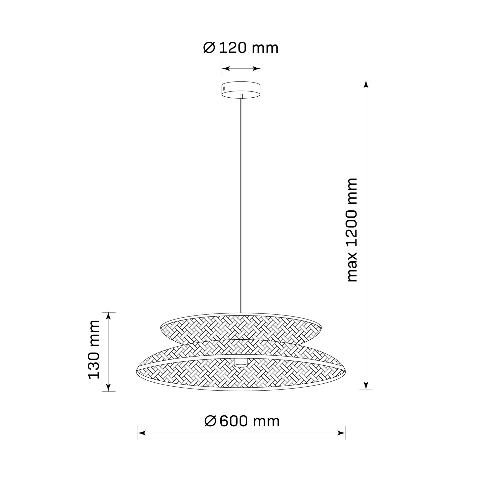 Lampa Wisząca BALI 1xE27 329103 – Beżowa | Sanico GoldLux - obrazek 6