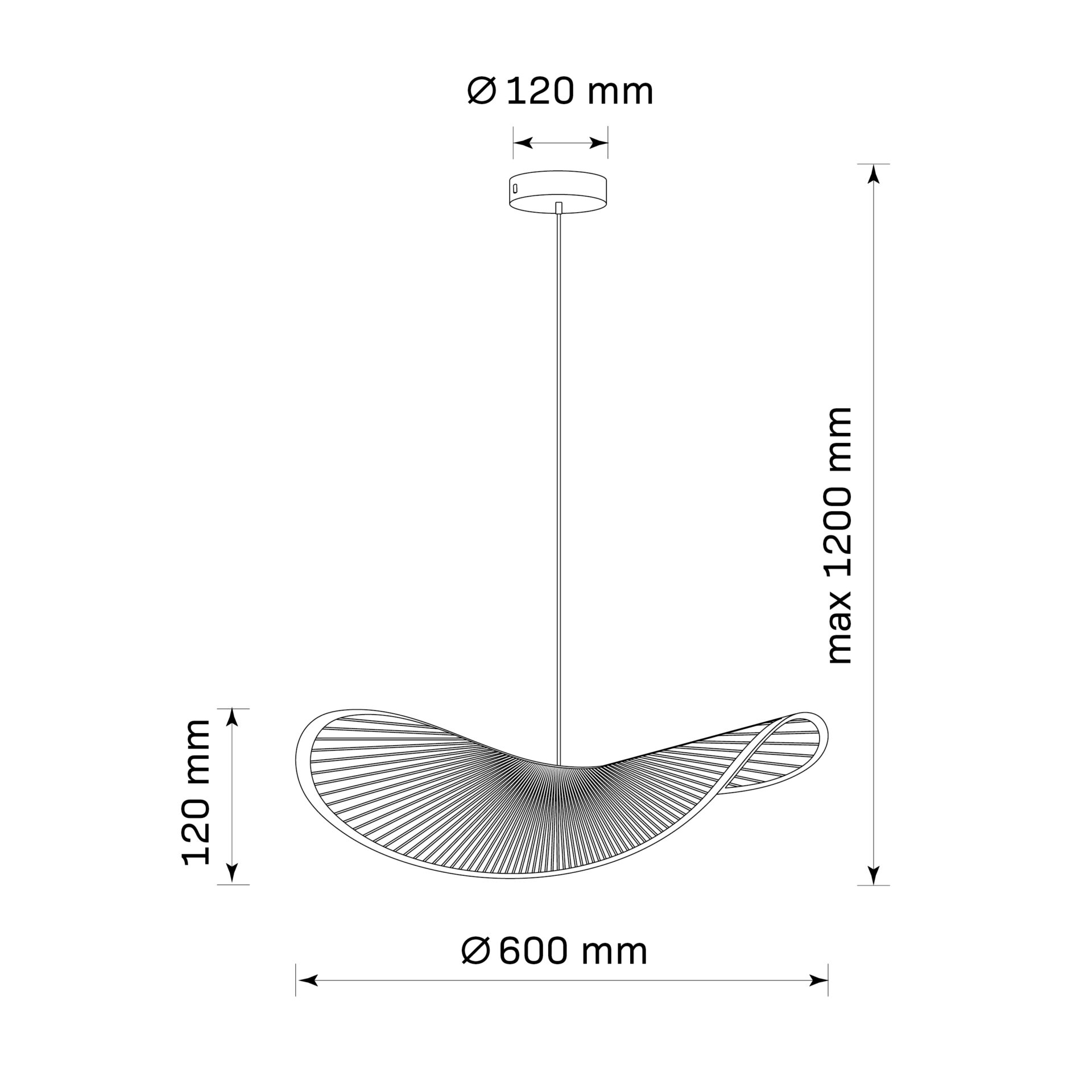 Lampa Wisząca CAPRI 1xE27 329127 – Beżowa | Sanico GoldLux - obrazek 6