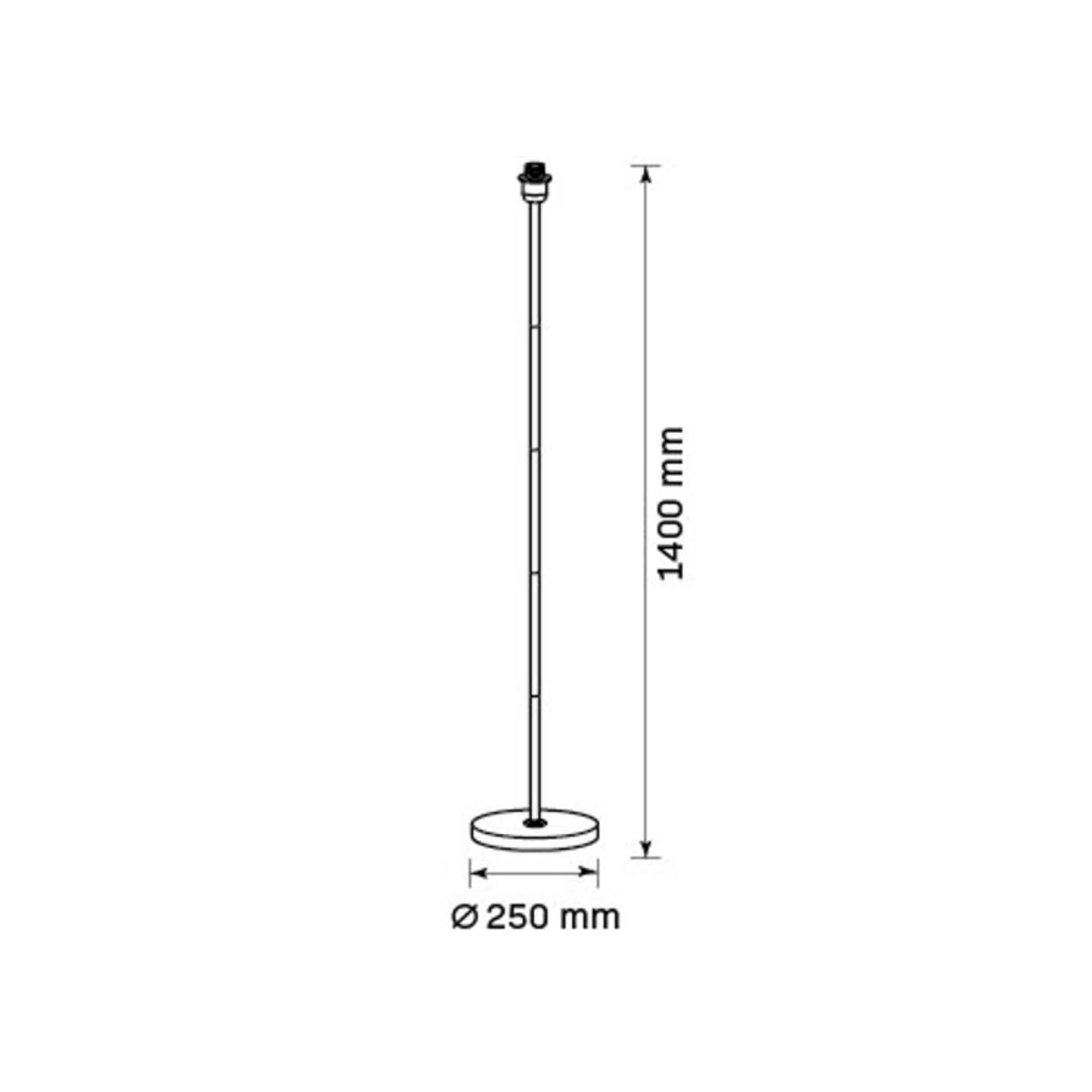 Podstawa do Lampy Podłogowej SCARLET 1xE27 329776 – 140 cm, Złoty | Sanico GoldLux - obrazek 3