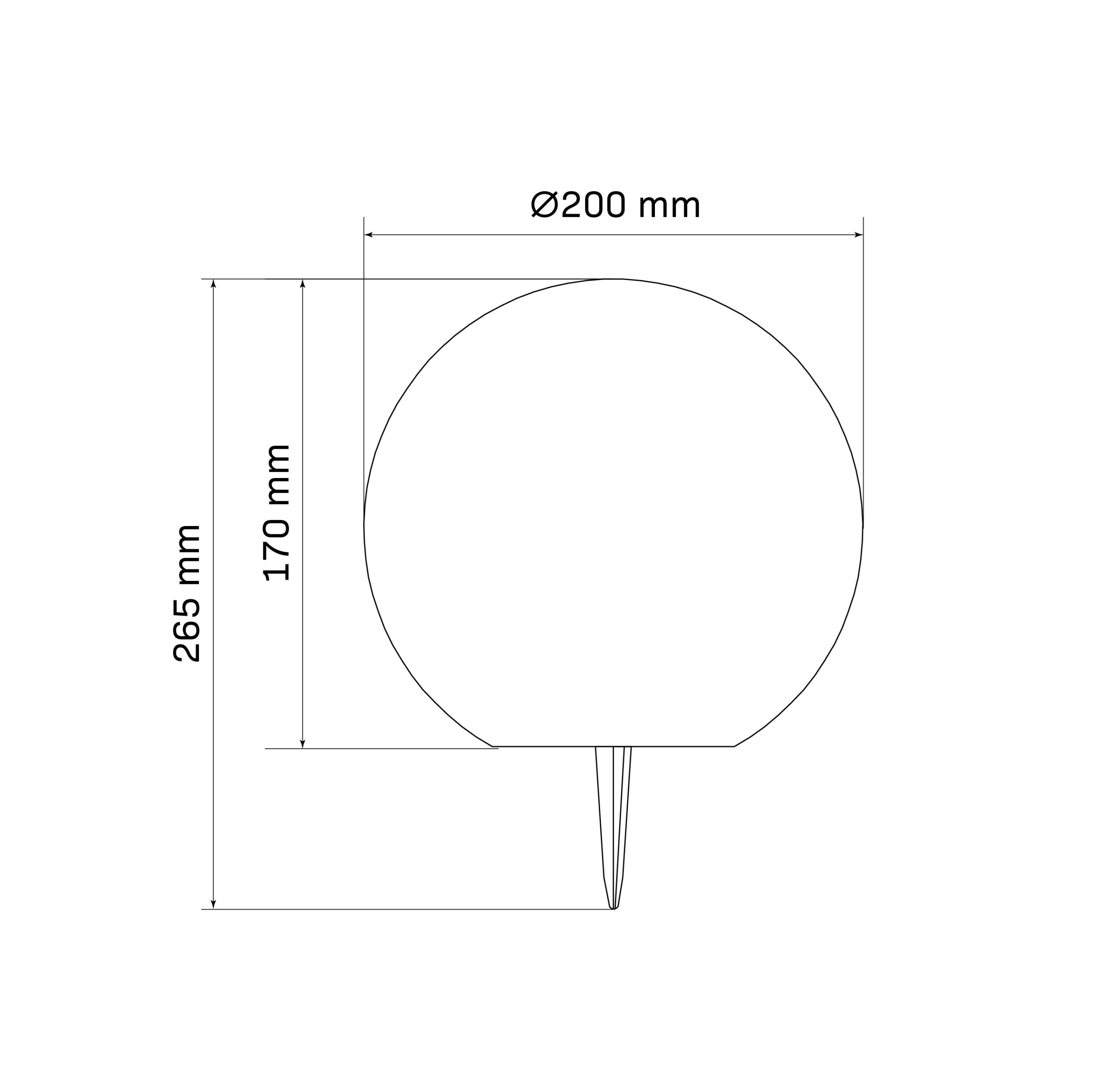 Lampa Solarna KULA LED 20 330307 – 4000K | Sanico GoldLux - obrazek 3