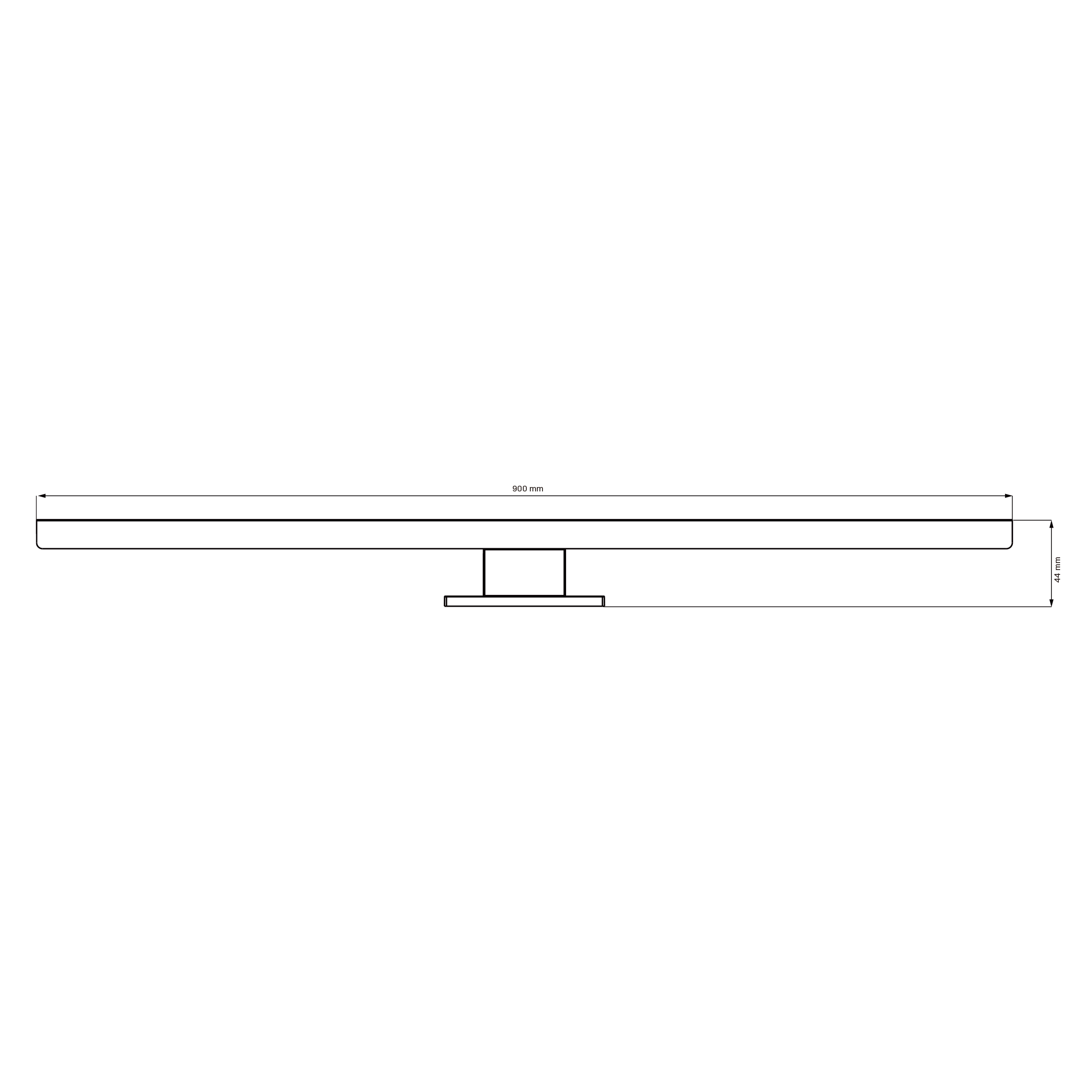 Kinkiet Łazienkowy SAMOS LED 90 328601 – Czarny, IP44, 4000K | Sanico GoldLux - obrazek 2