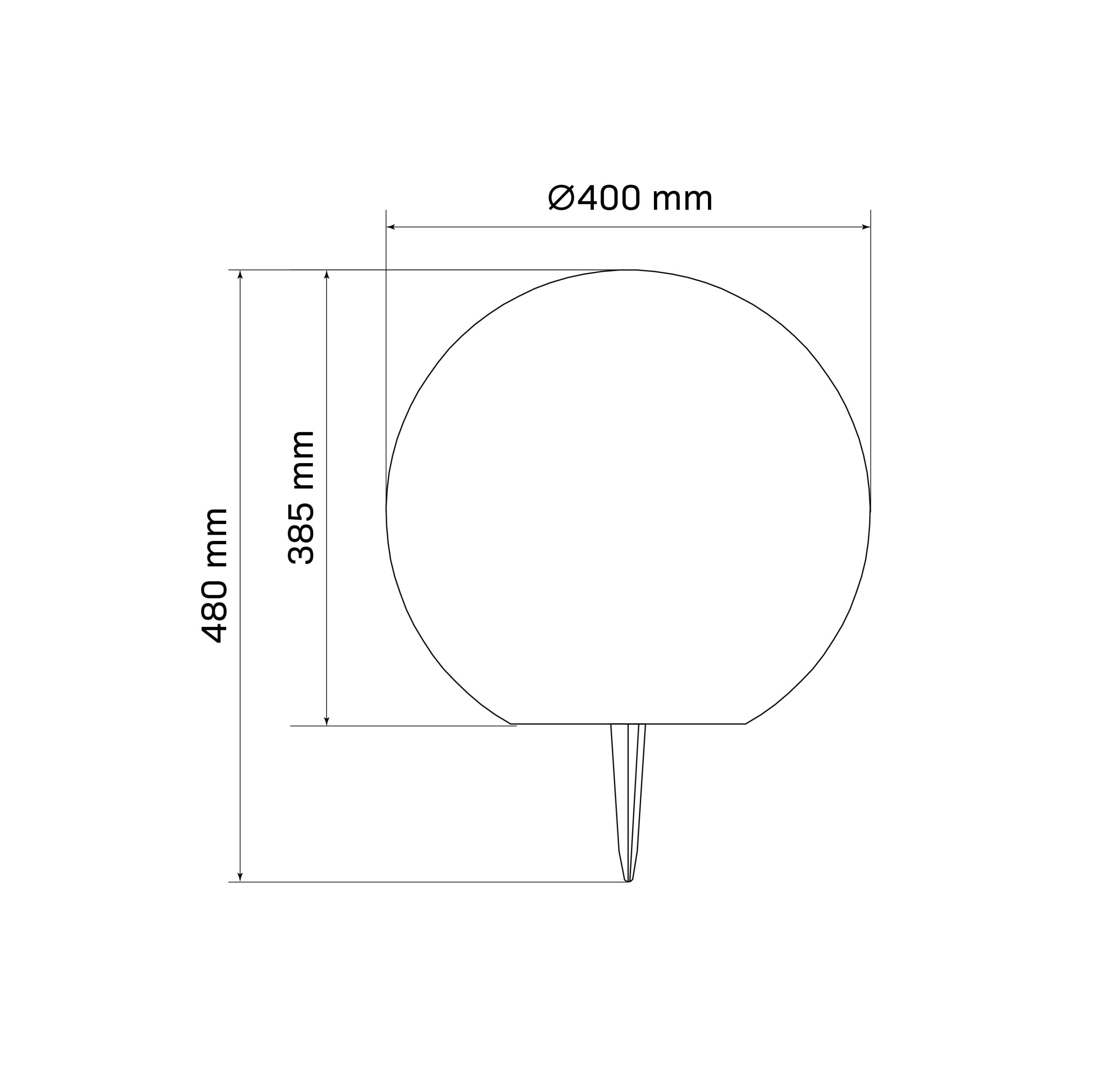 Lampa Solarna KULA LED 40 330321 – 4000K | Sanico GoldLux - obrazek 4