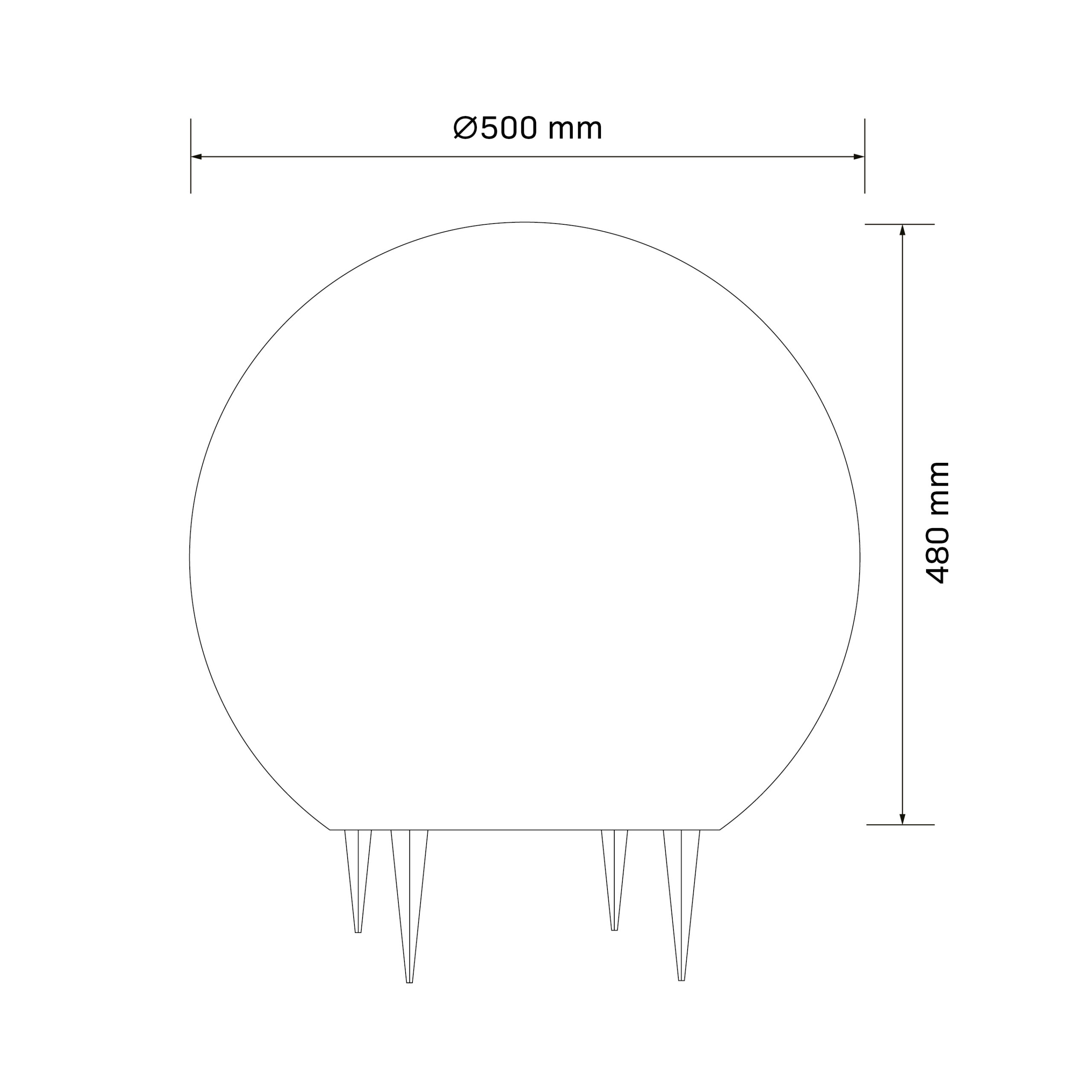 Lampa ARGENTO KULA LED 50 220-240V Srebrna 330369 | Sanico GoldLux - obrazek 3