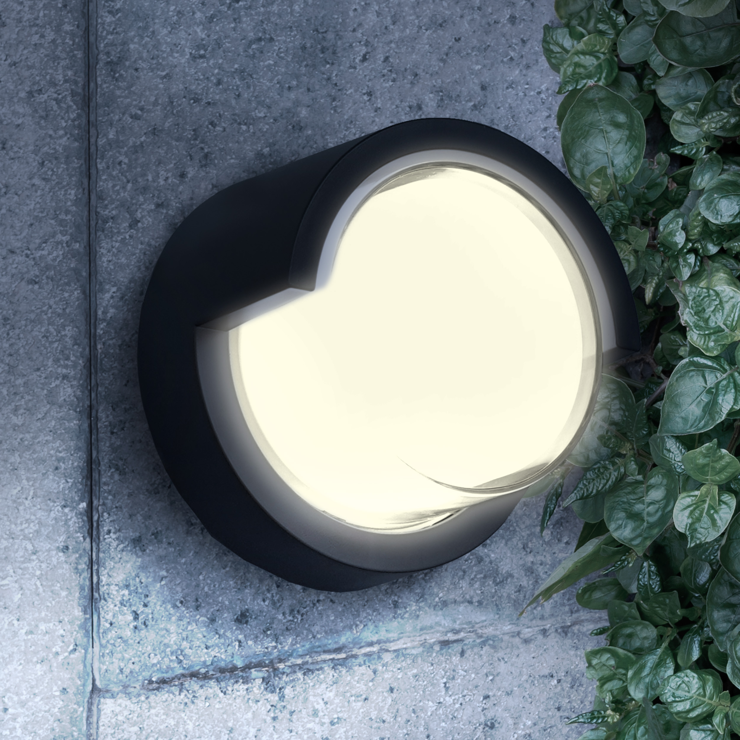 Kinkiet Ogrodowy ESSEN ROUND LED 328786 – Czarny, 4000K IP44 | Sanico GoldLux - obrazek 3