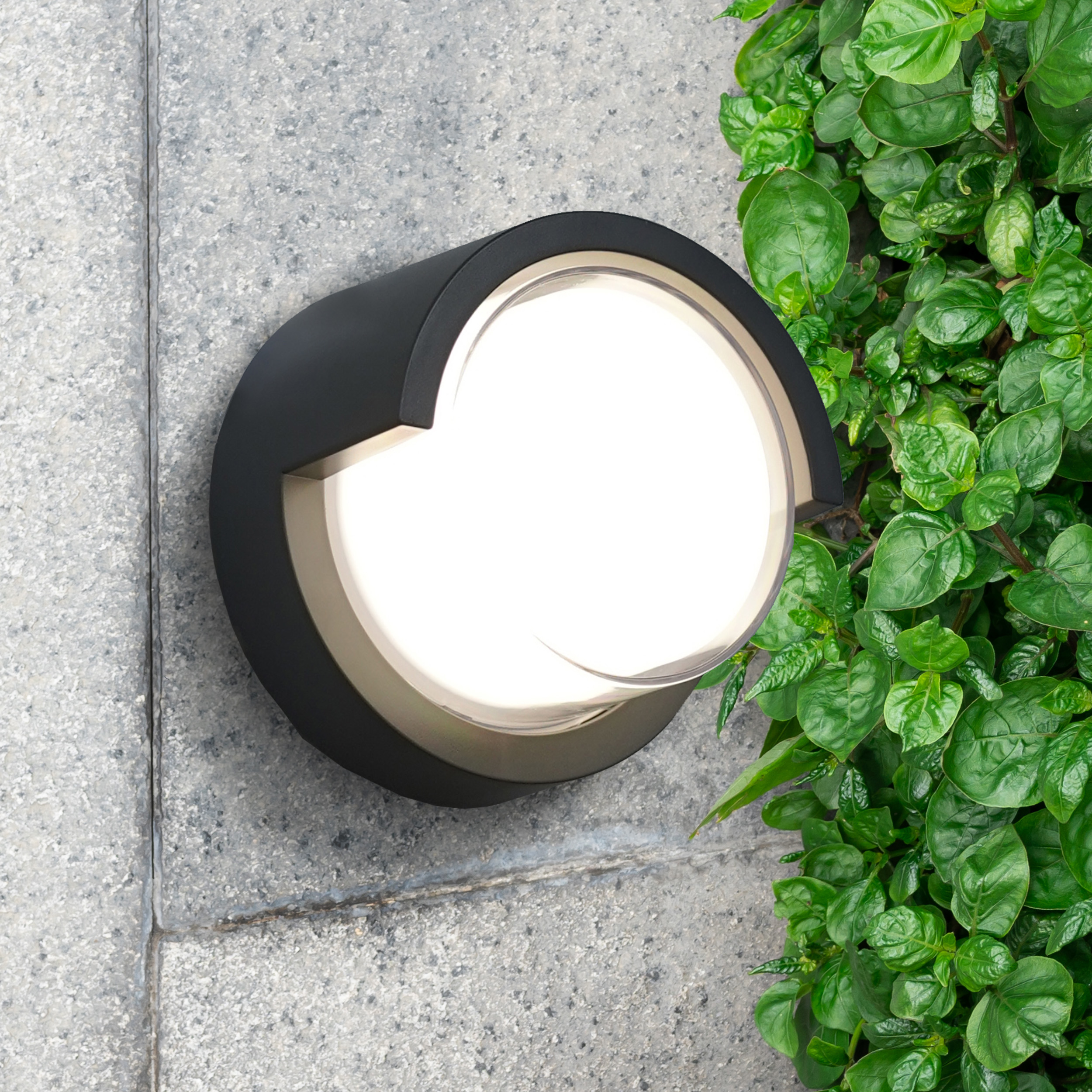 Kinkiet Ogrodowy ESSEN ROUND LED 328786 – Czarny, 4000K IP44 | Sanico GoldLux - obrazek 2