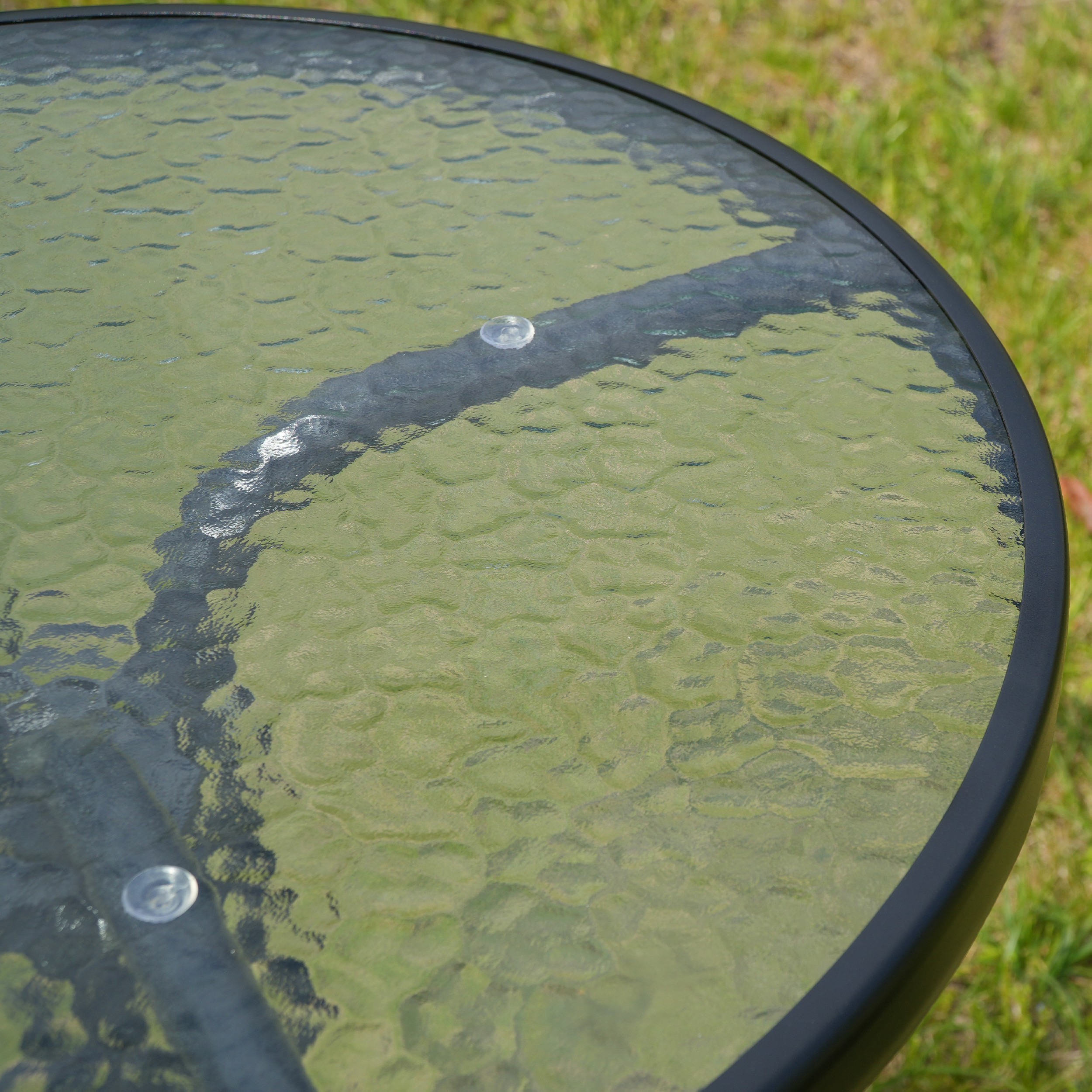 Stolik Ogrodowy Okrągły KWARC Ø60 cm 335258 – Czarny | Sanico GoldLux - obrazek 5