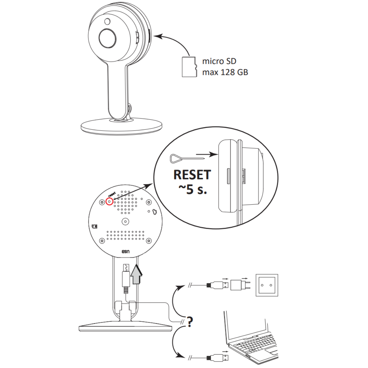 Sanico Goldlux Wi-Fi SMART kamera COSMO W1 TUYAsmart - 315618 - obrazek 7