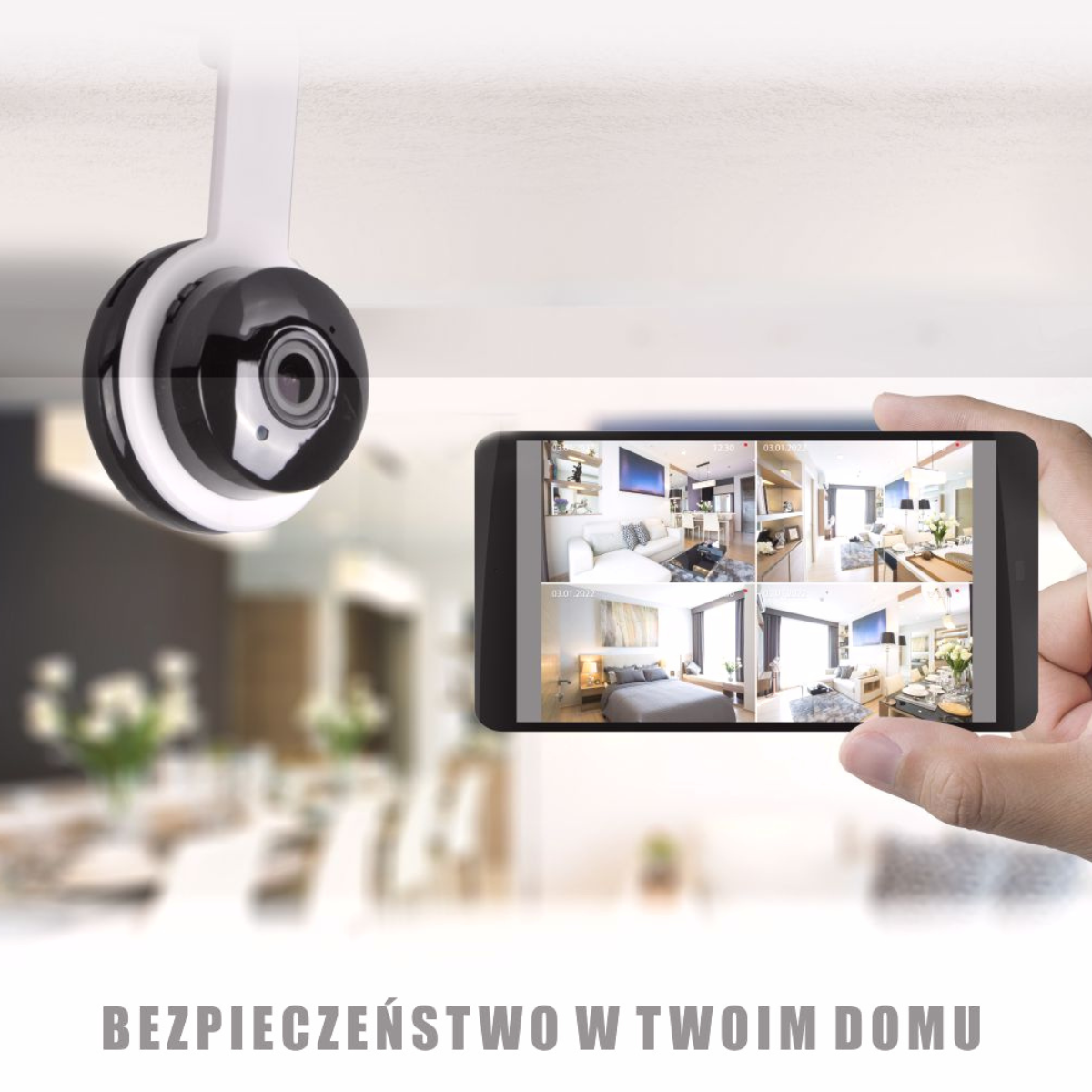Sanico Goldlux Wi-Fi SMART kamera COSMO W1 TUYAsmart - 315618 - obrazek 3