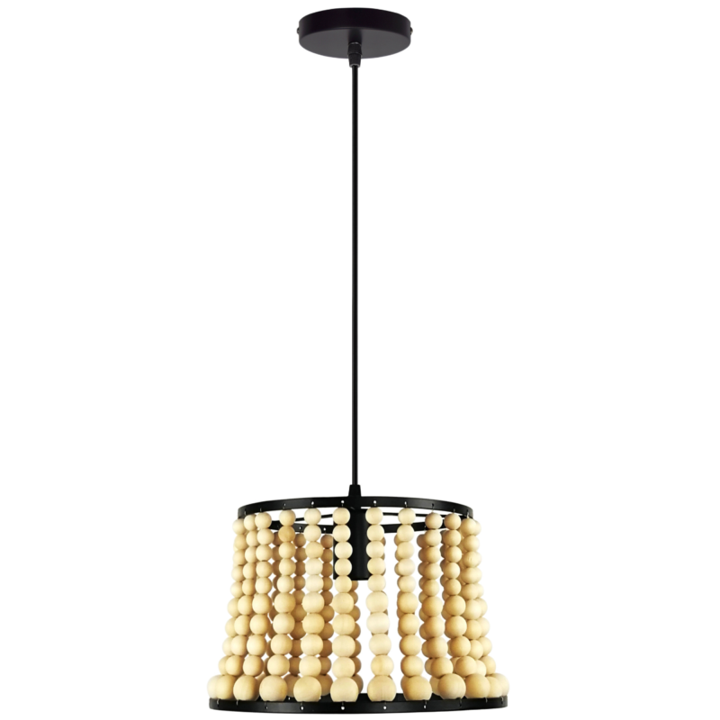 Sanico Goldlux lampa wisząca BRENA 1xE27 brązowo-czarna IP20 - 316752
