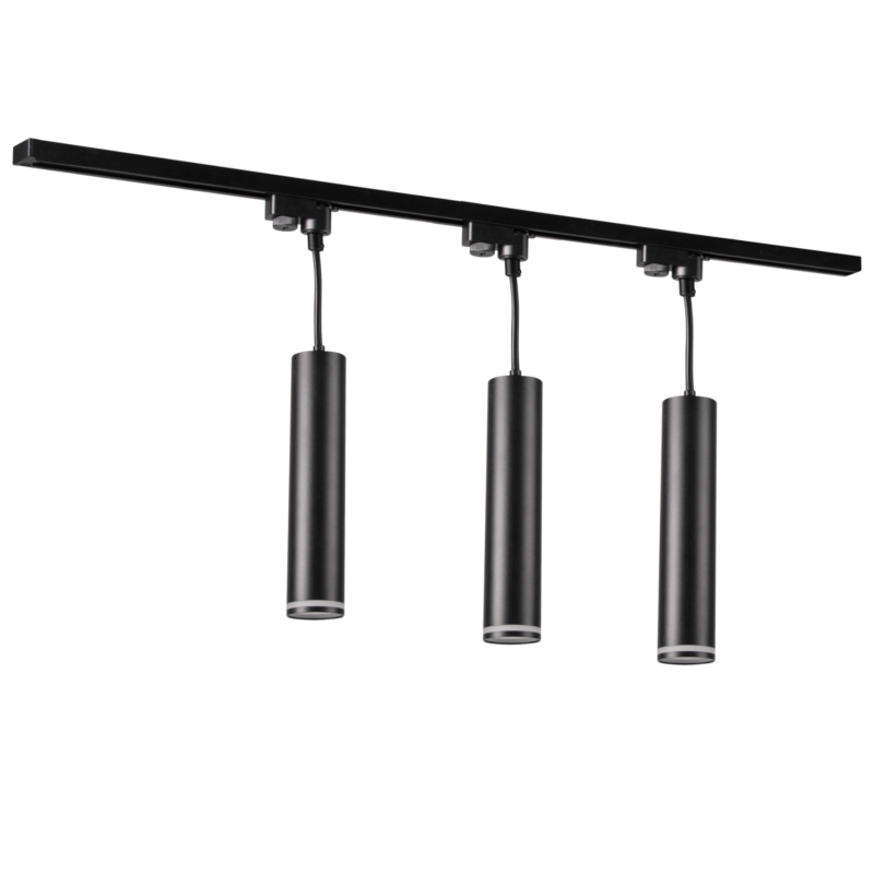 Sanico Goldlux zestaw szynowy PARIS 3xGU10 1-fazowy 1m czarny IP20 - 321572