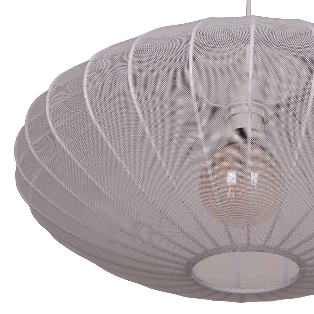 Sanico Goldlux lampa wisząca KINU 1xE27 50cm biała IP20 - 330604 - obrazek 4