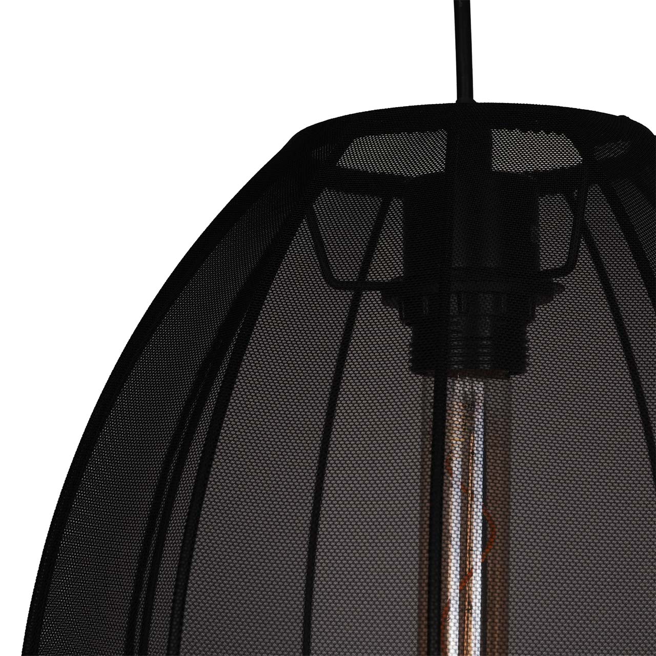 Sanico Goldlux lampa wisząca KAREI 1xE27 30cm czarna IP20 - 330611 - obrazek 7