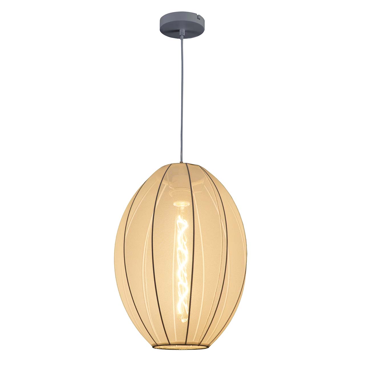 Sanico Goldlux lampa wisząca KAREI 1xE27 30cm biała IP20 - 330628 - obrazek 6