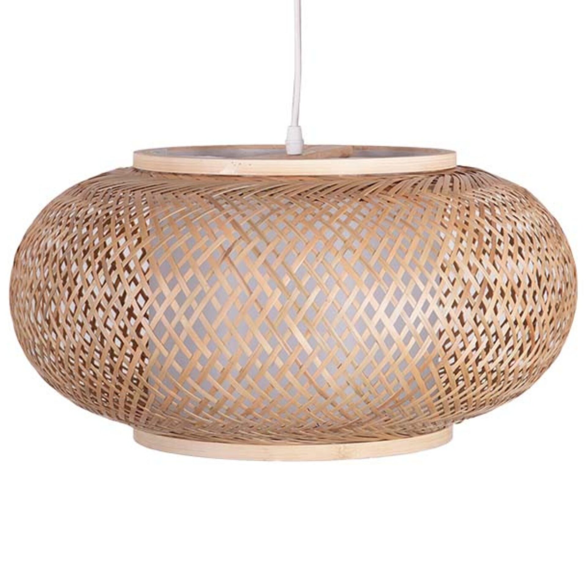 Sanico Goldlux lampa wisząca EMILIA 1xE27 41cm naturalna beżowa w stylu boho IP20 - 331168 - obrazek 5