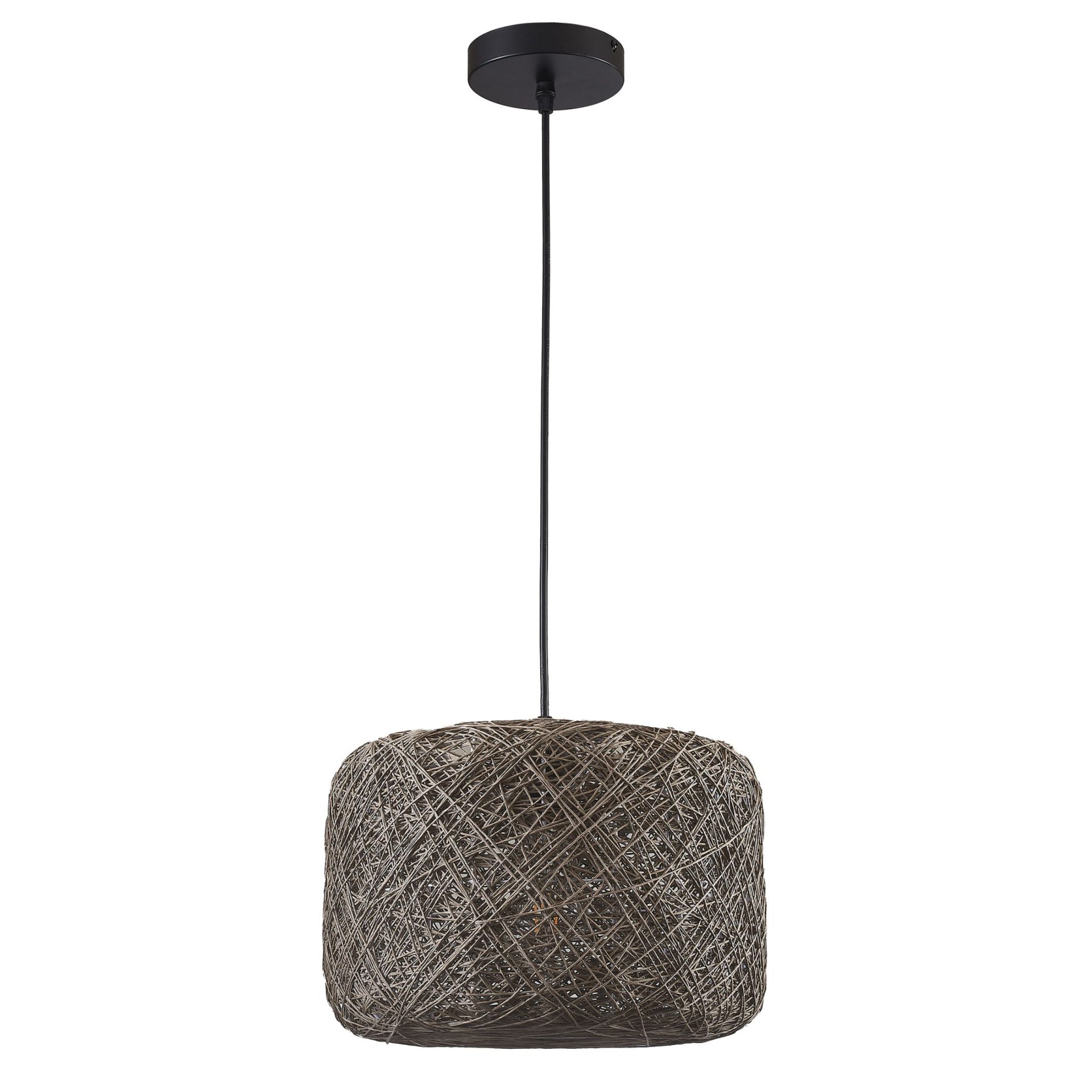 Sanico Goldlux lampa wisząca CLEA 1xE27 30cm szara IP20 - 332226
