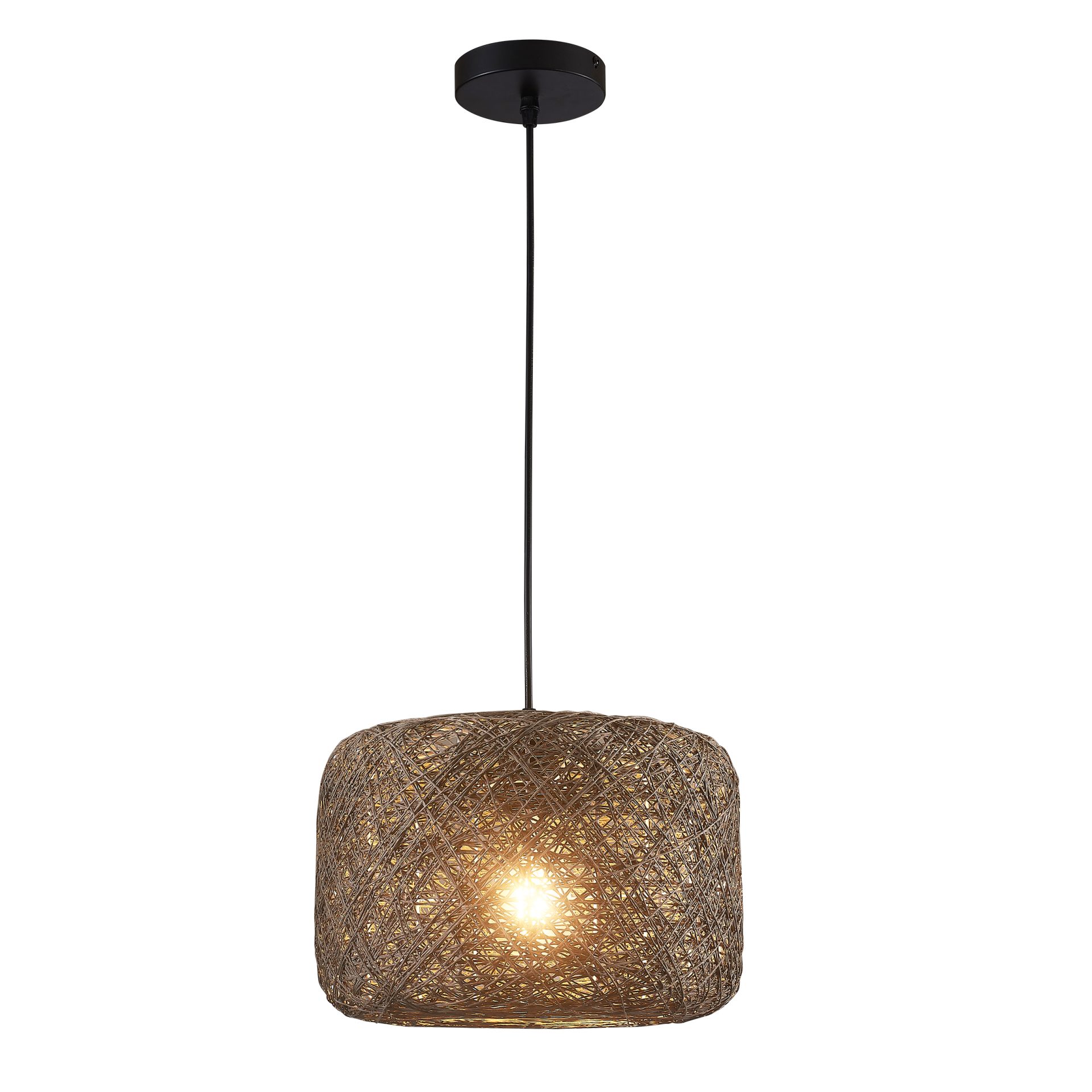 Sanico Goldlux lampa wisząca CLEA 1xE27 30cm szara IP20 - 332226 - obrazek 4