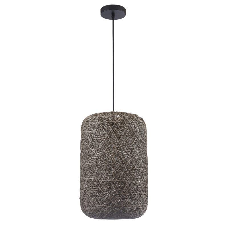 Sanico Goldlux lampa wisząca ELLEN 1xE27 30cm szara IP20 - 332233