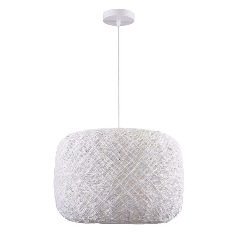 Sanico Goldlux lampa wisząca MONICA 1xE27 45cm biała IP20 - 332257