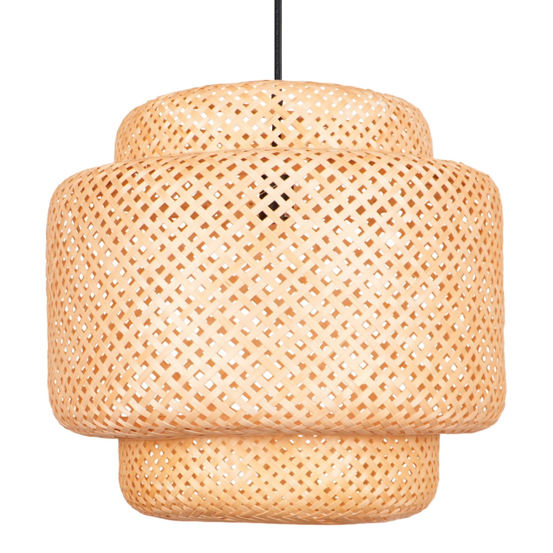 Sanico Goldlux lampa wisząca BERTA XL 1xE27 beżowa IP20 - 330635