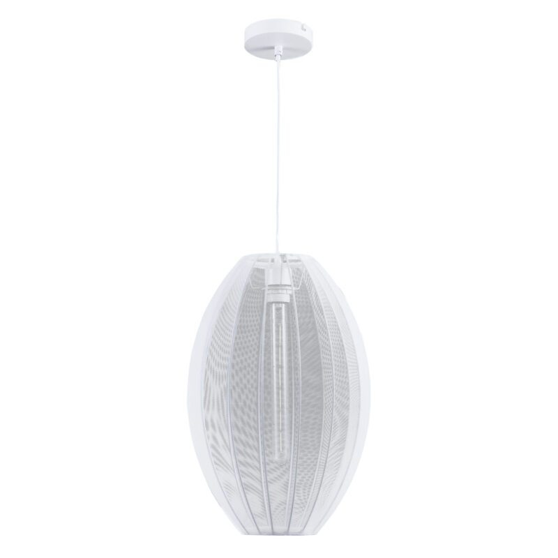 Sanico Goldlux lampa wisząca KAREI 1xE27 30cm biała IP20 - 330628
