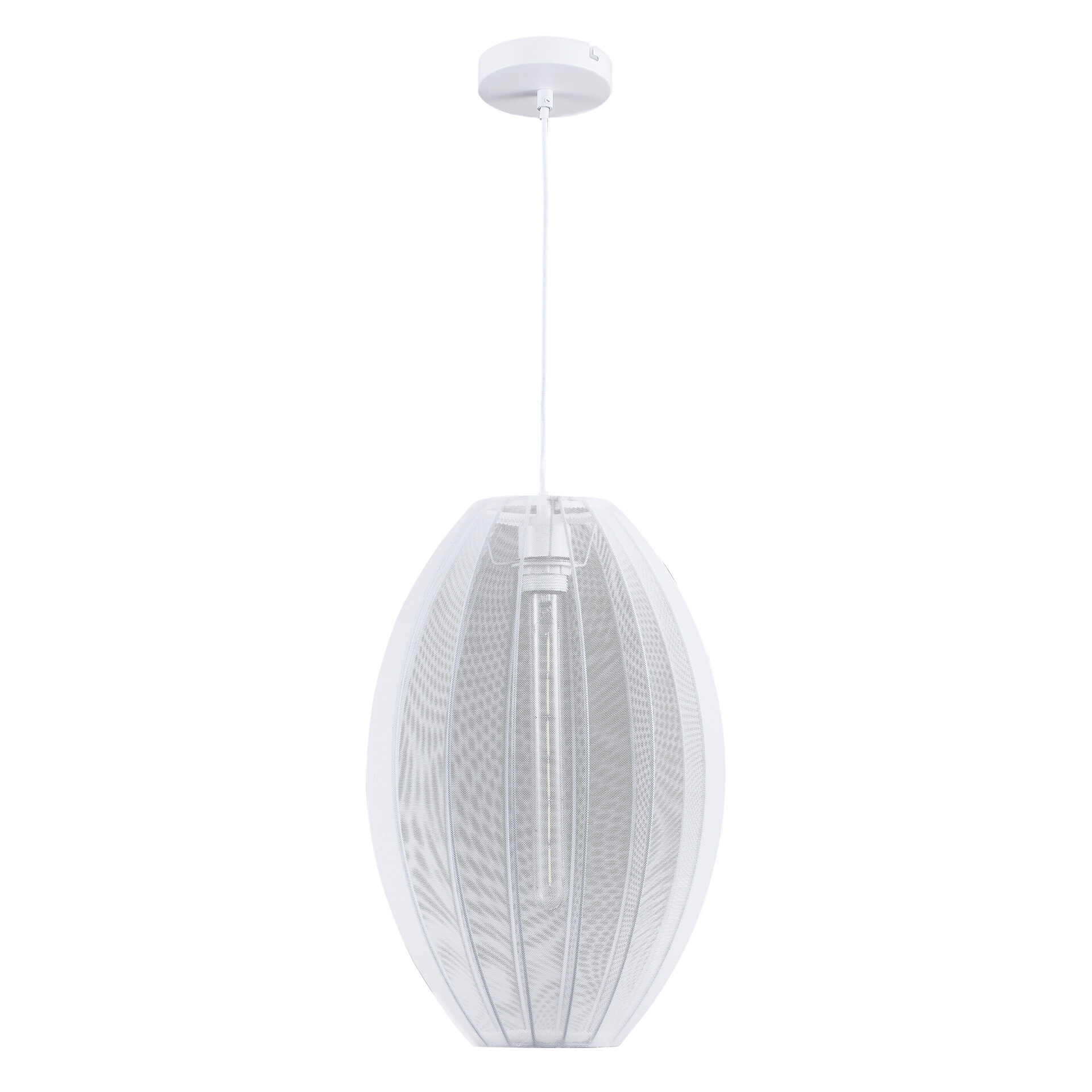 Sanico Goldlux lampa wisząca KAREI 1xE27 30cm biała IP20 - 330628