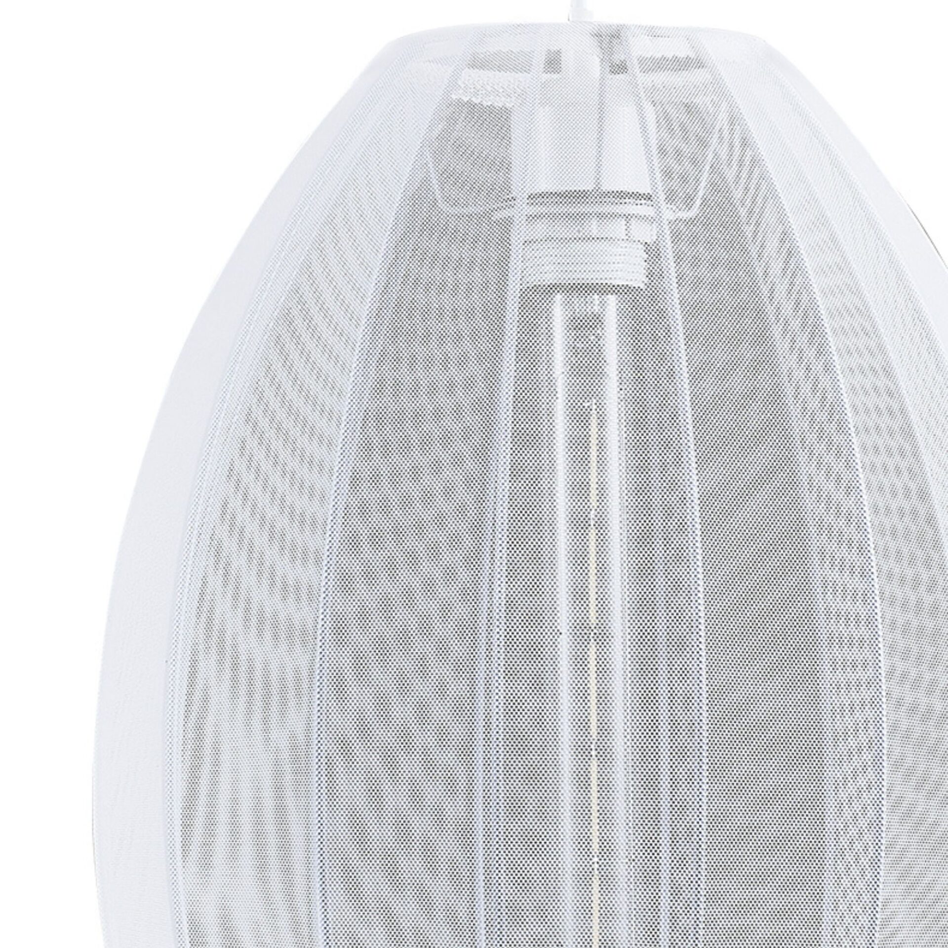 Sanico Goldlux lampa wisząca KAREI 1xE27 30cm biała IP20 - 330628 - obrazek 4