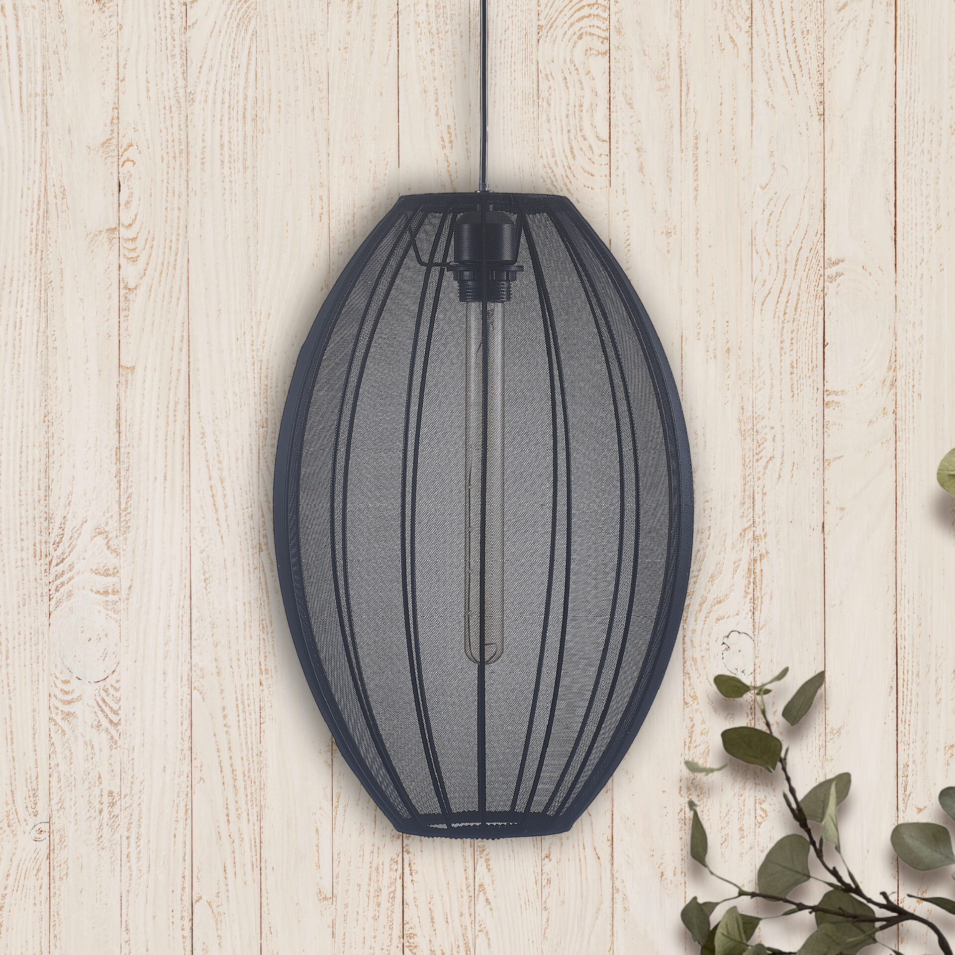 Sanico Goldlux lampa wisząca KAREI 1xE27 30cm czarna IP20 - 330611 - obrazek 8
