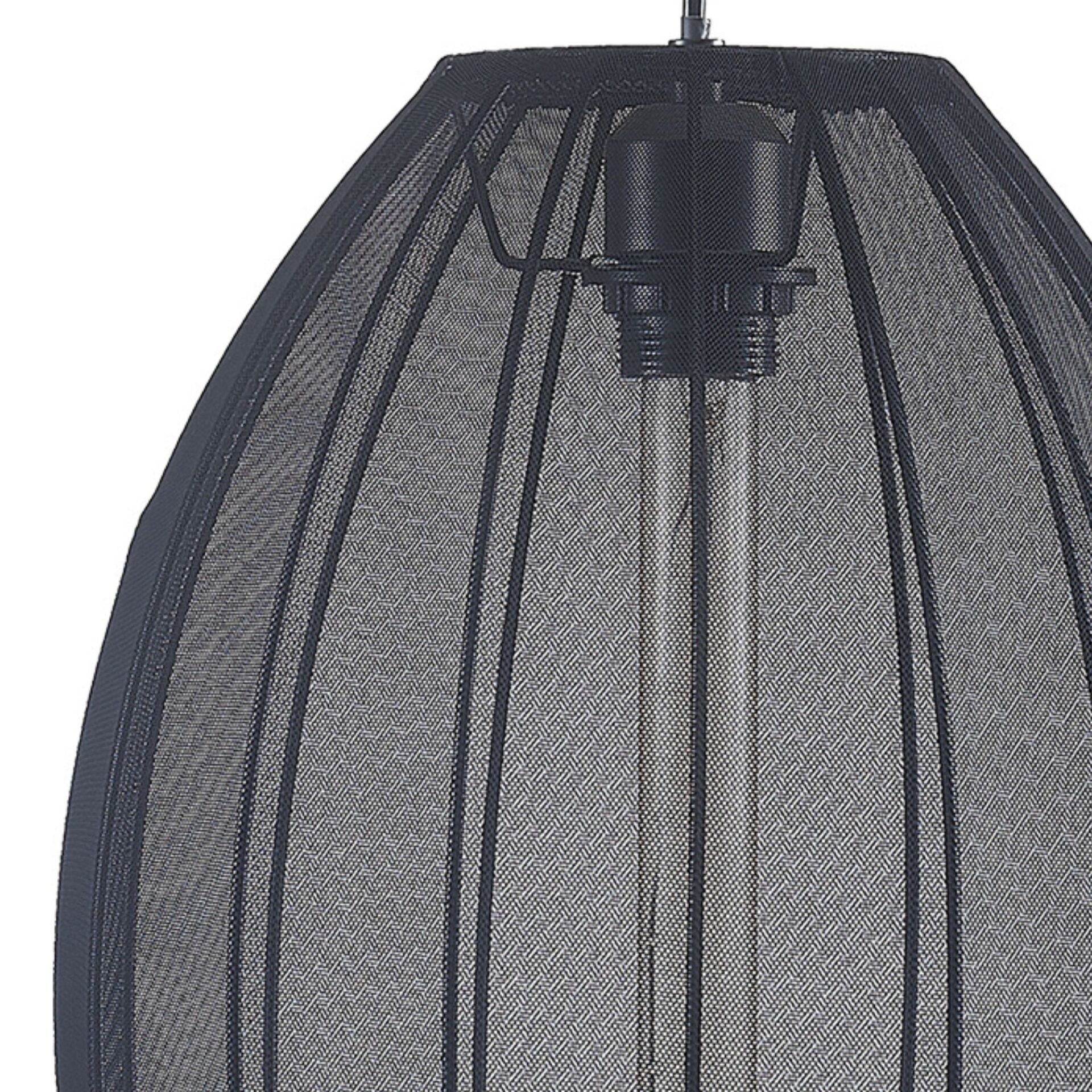 Sanico Goldlux lampa wisząca KAREI 1xE27 30cm czarna IP20 - 330611 - obrazek 3