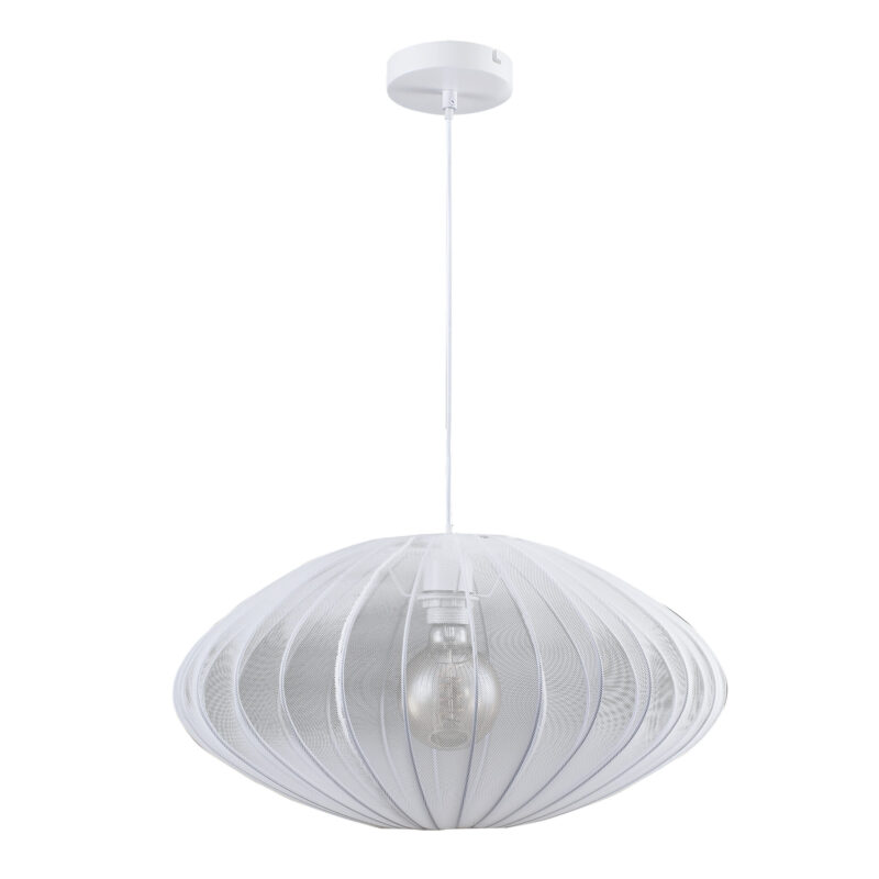 Sanico Goldlux lampa wisząca KINU 1xE27 50cm biała IP20 - 330604