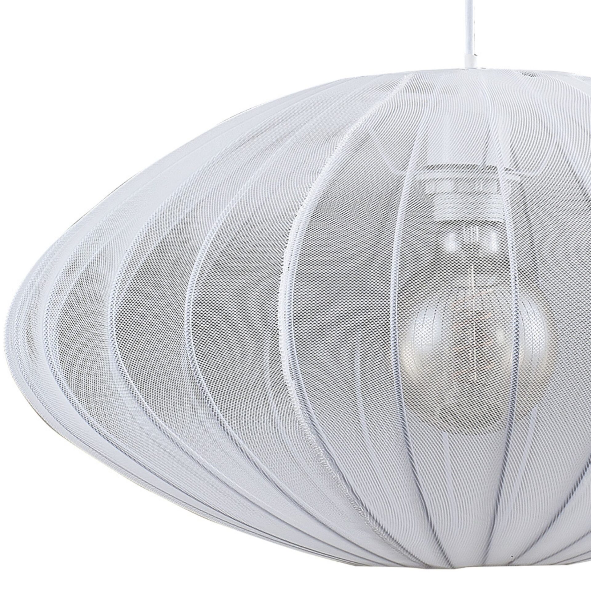 Sanico Goldlux lampa wisząca KINU 1xE27 50cm biała IP20 - 330604 - obrazek 3